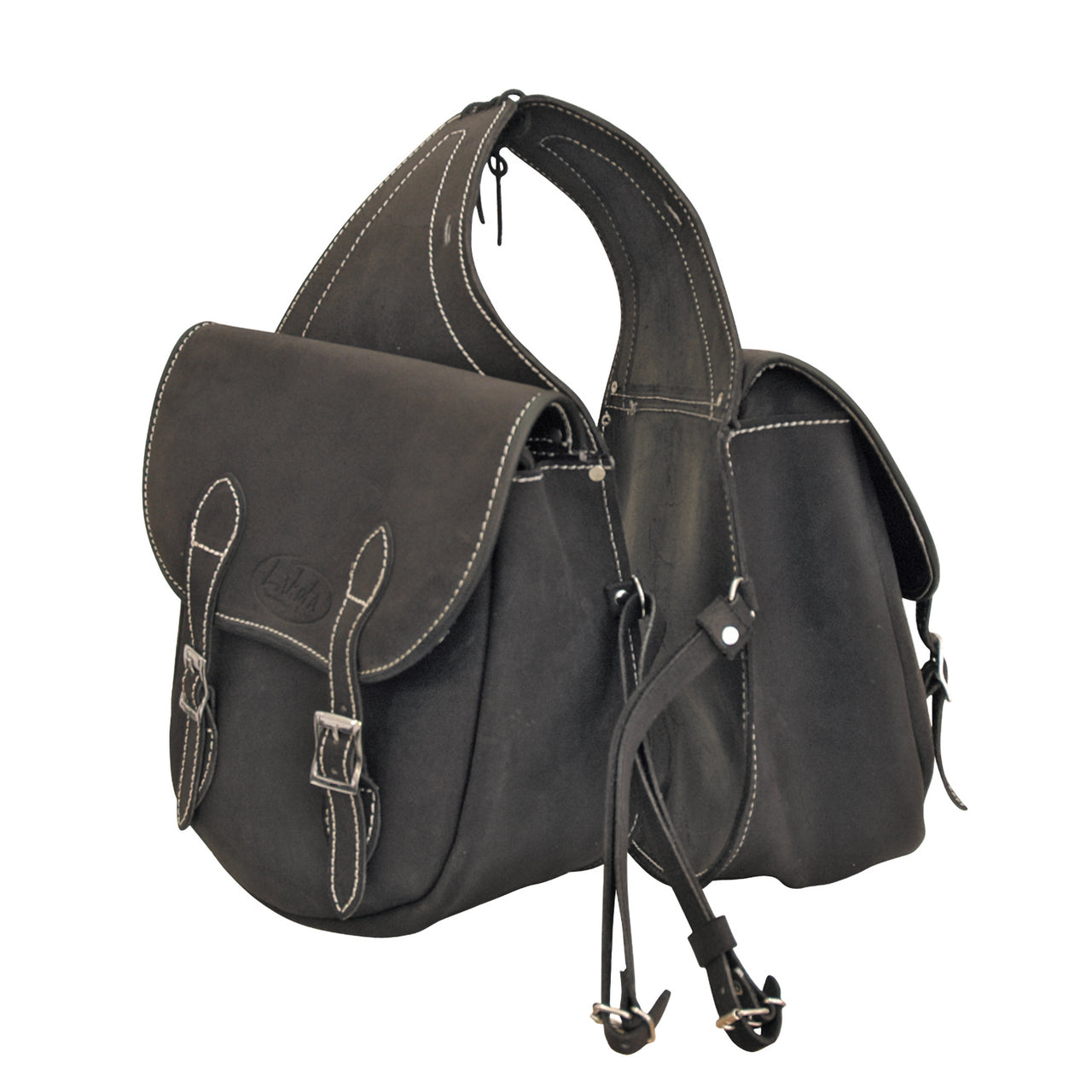 BISACCIA CUOIO SCAMOSCIATO 2 TASCHE | Selle e Accessori | Bisacce | Lakota