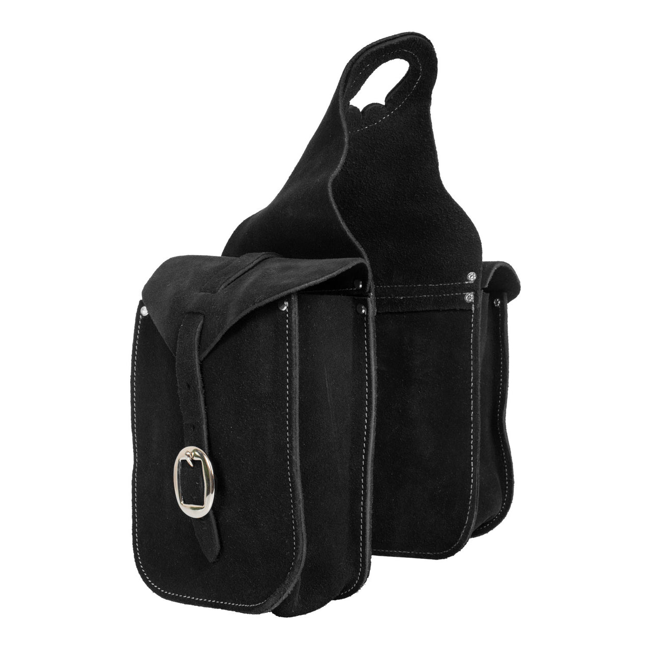 BISACCIA ANTERIORE PELLE SCAMOSCIATA | Selle e Accessori | Bisacce | Lakota