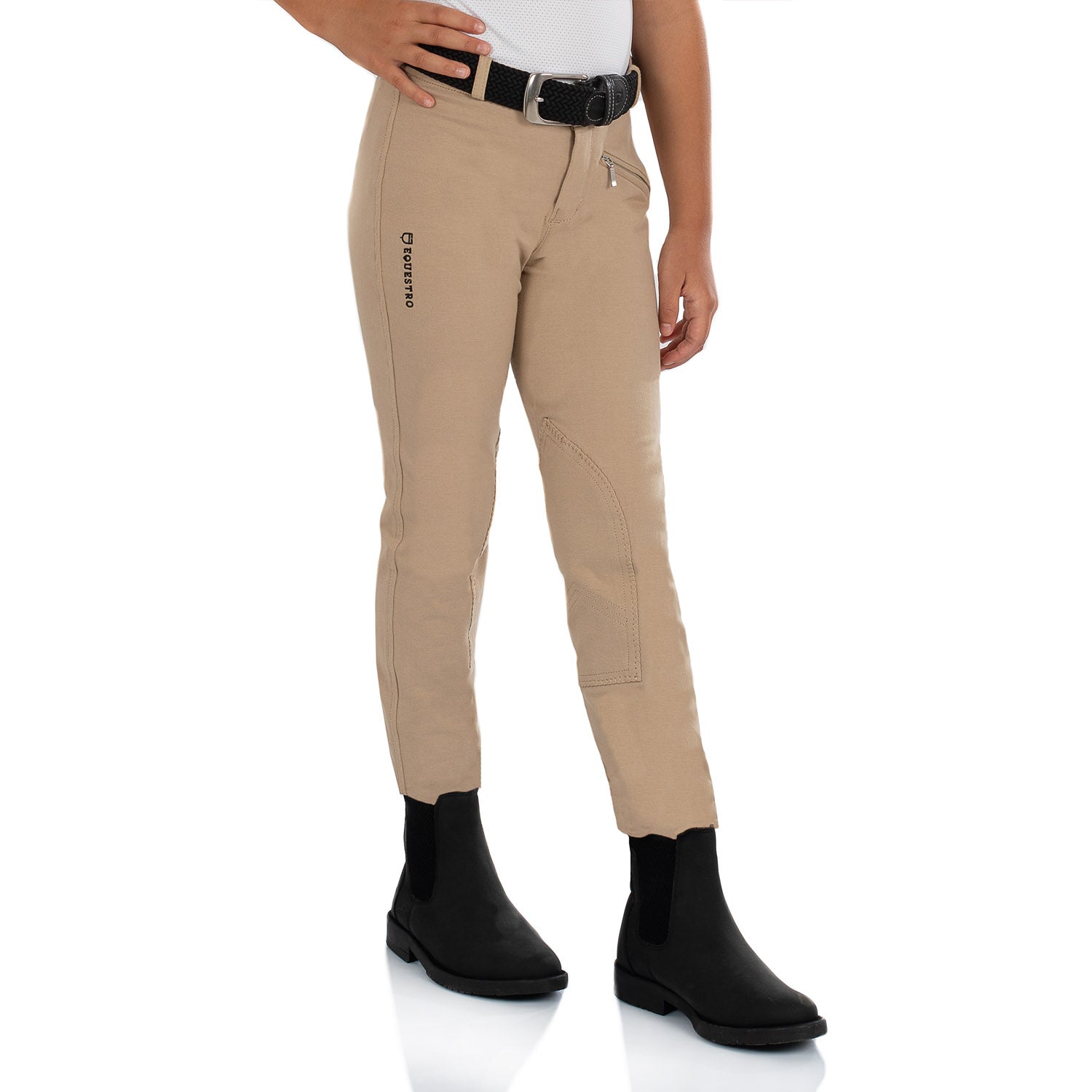 Pantaloni Jodhpur Junior Equitazione 👖 Cotone Bielastico Comodo E Resistente Per Bambine E Bambini