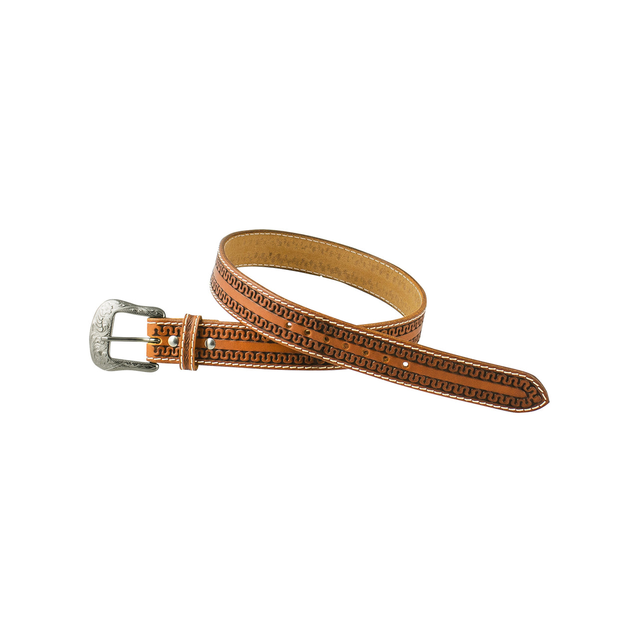 CINTURA WESTERN IN CUOIO CON LAVORAZIONE SNAKE | Accessori | Accessori | Pool's