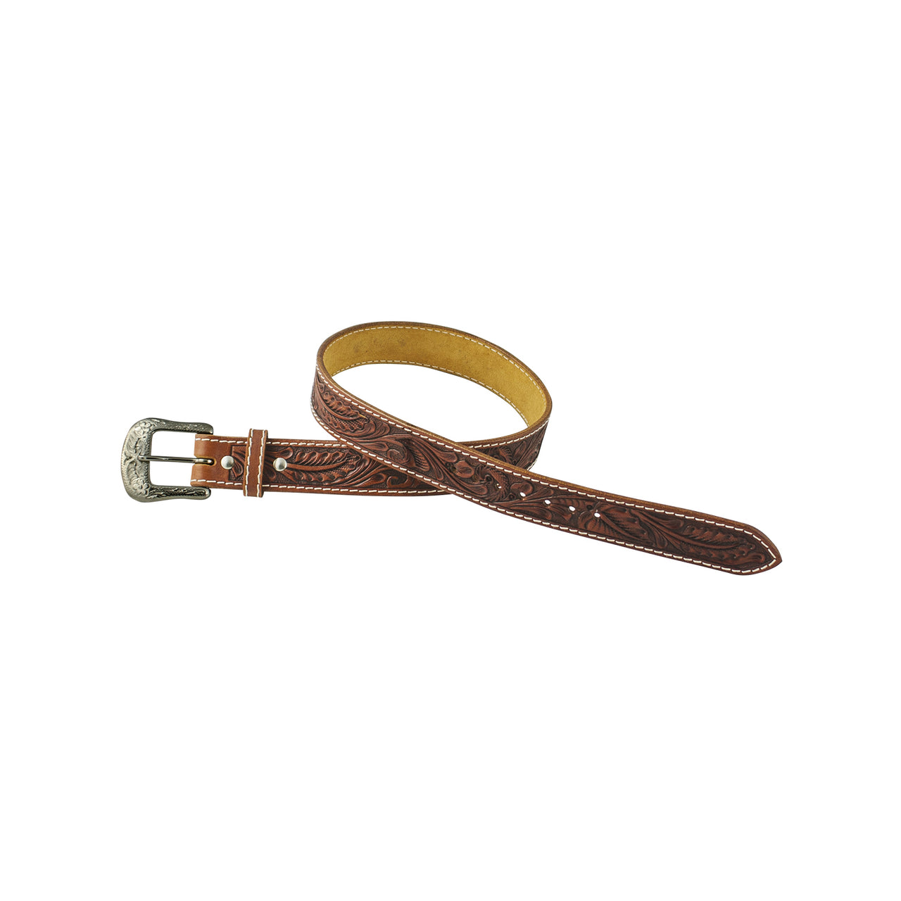 CINTURA WESTERN IN CUOIO CON LAVORAZIONE FLOWERS | Accessori | Accessori | Pool's