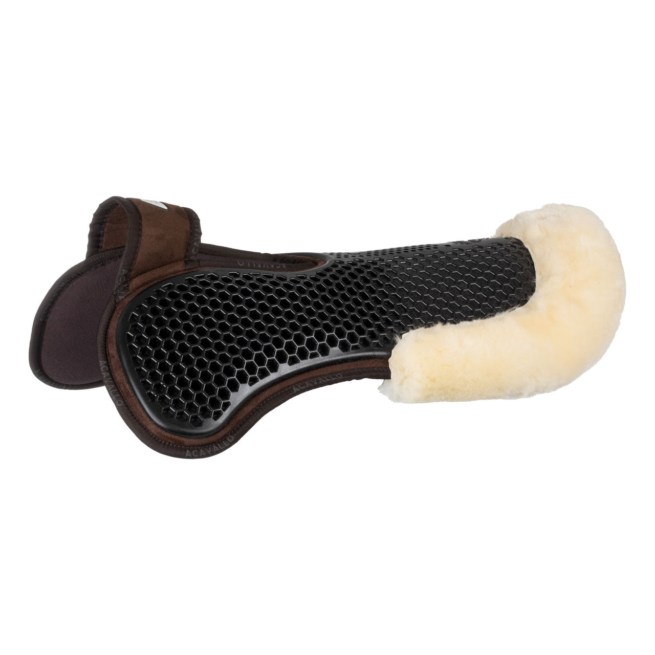 Compensatore MF-S WFS camoscio montone posteriore gel hexagonal rialzo anteriore | Sottosella e Accessori | Sottosella in Pelle di Agnello | Acavallo