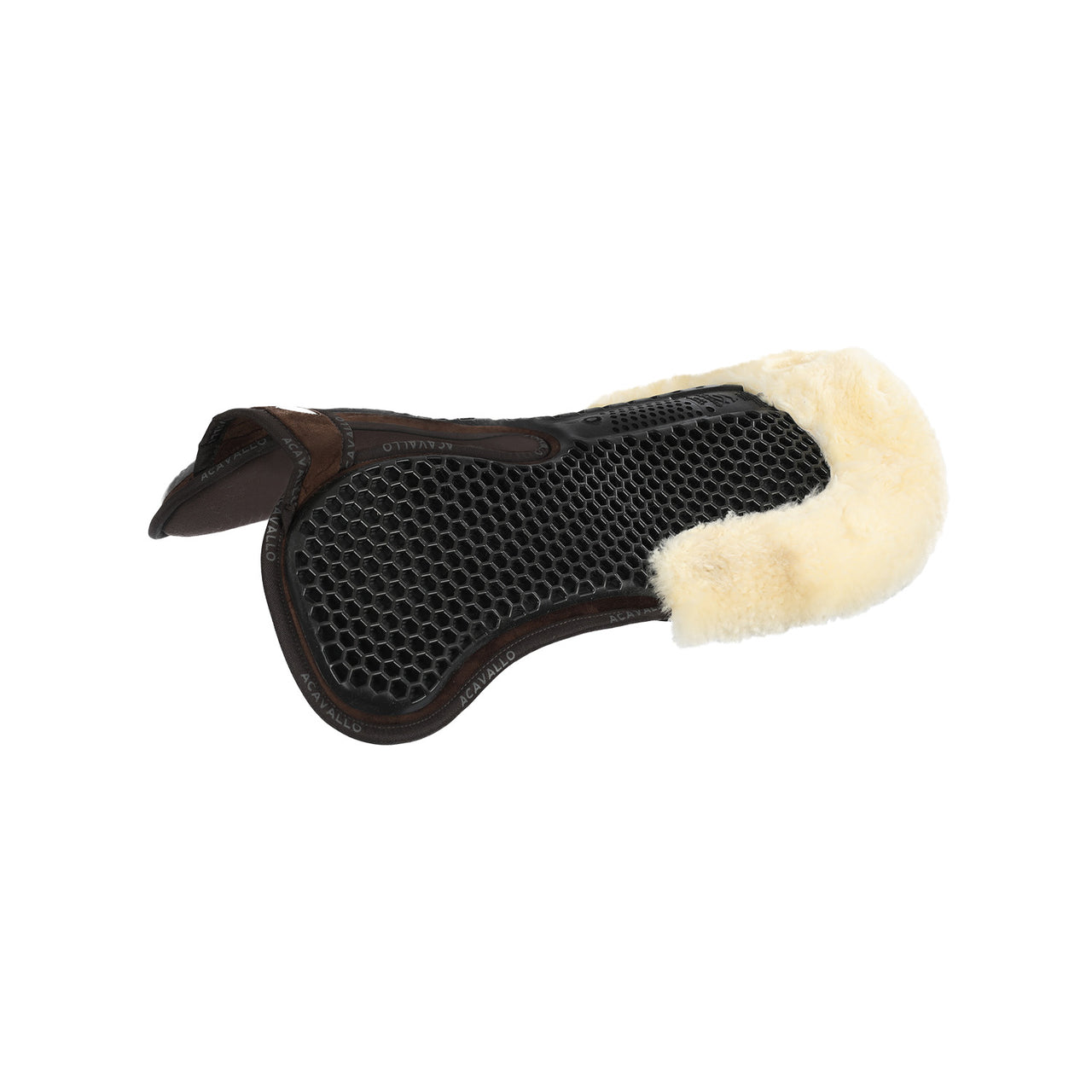 Compensatore MF-S WFS camoscio montone posteriore gel hexagonal flat | Sottosella e Accessori | Sottosella in Pelle di Agnello | Acavallo