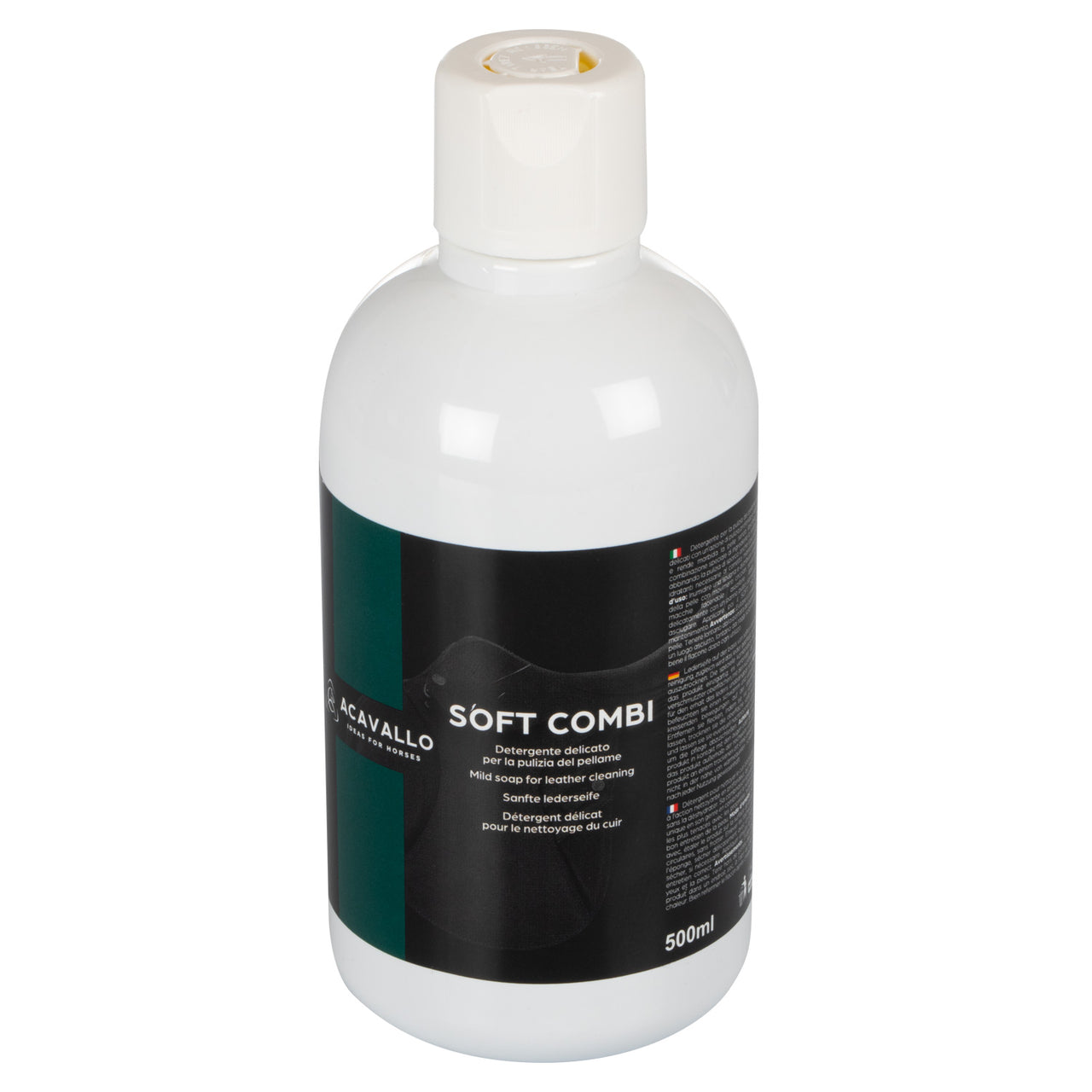Detergente delicato per la pulizia del pellame (500ml) | Prodotti manutenzione | Cura del Cuoio | Acavallo
