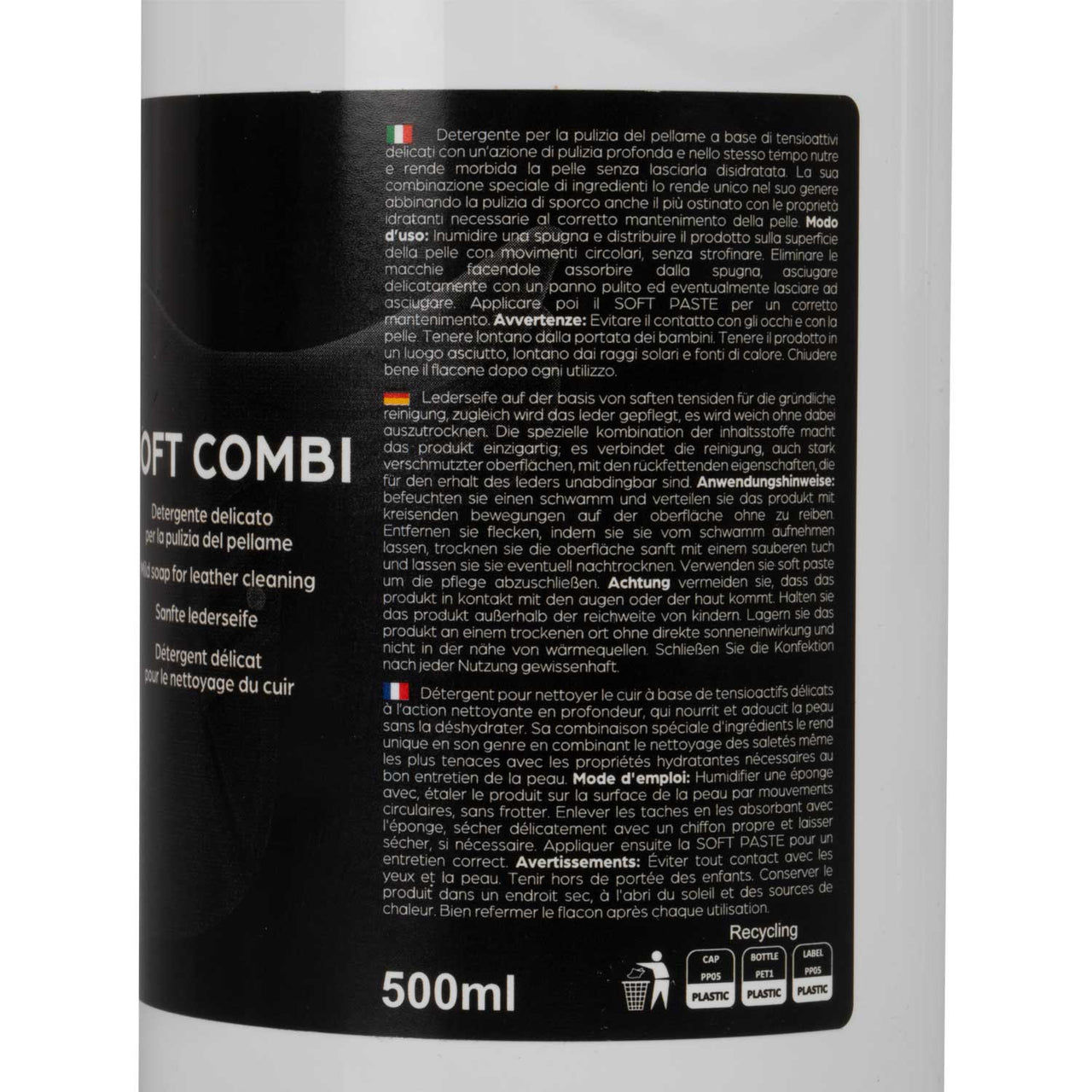 Detergente delicato per la pulizia del pellame (500ml) | Prodotti manutenzione | Cura del Cuoio | Acavallo