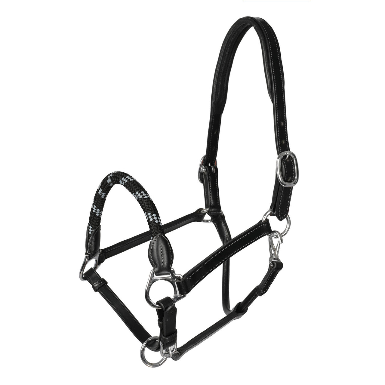 Cavezza pelle anatomica nasalina in corda | Cavezze e Lunghini | Cavezze | Acavallo