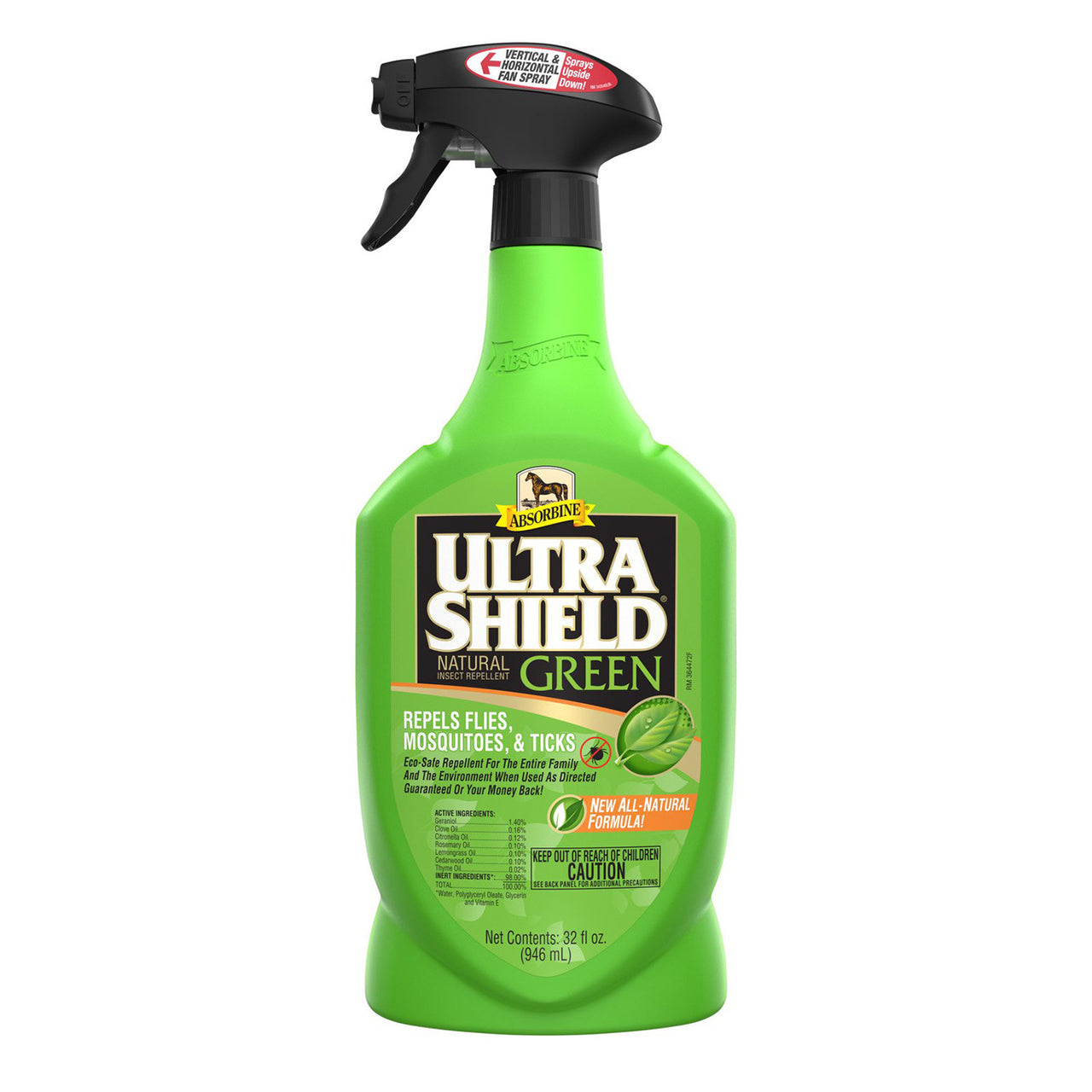 ULTRA SHIELD GREEN NATURAL SPRAY | Cura del Cavallo | Repellenti | Absorbine