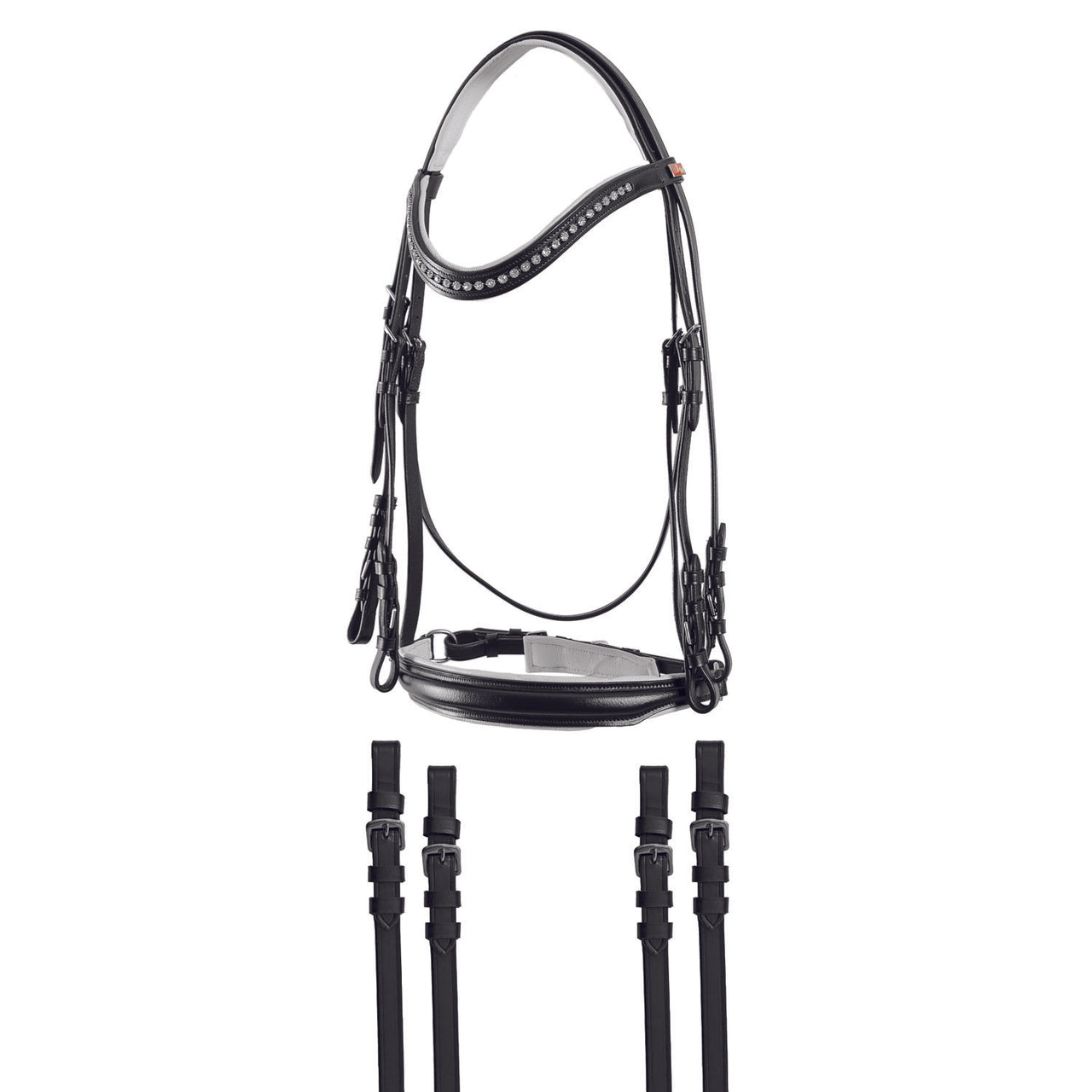 BRIGLIA DRESSAGE C/BRILLANTINI | Briglie e Accessori | Brigliei | JM