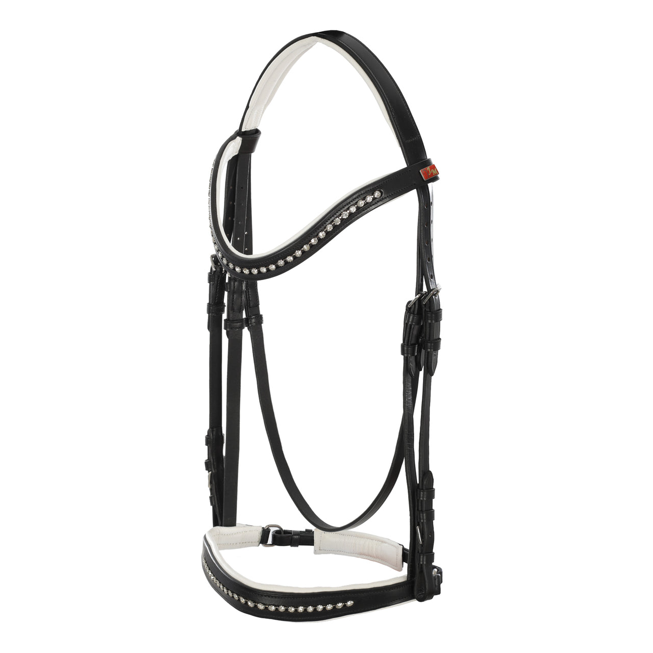 BRIGLIA DRESSAGE NOSE BAND C/BRILLANTINI | Briglie e Accessori | Brigliei | JM