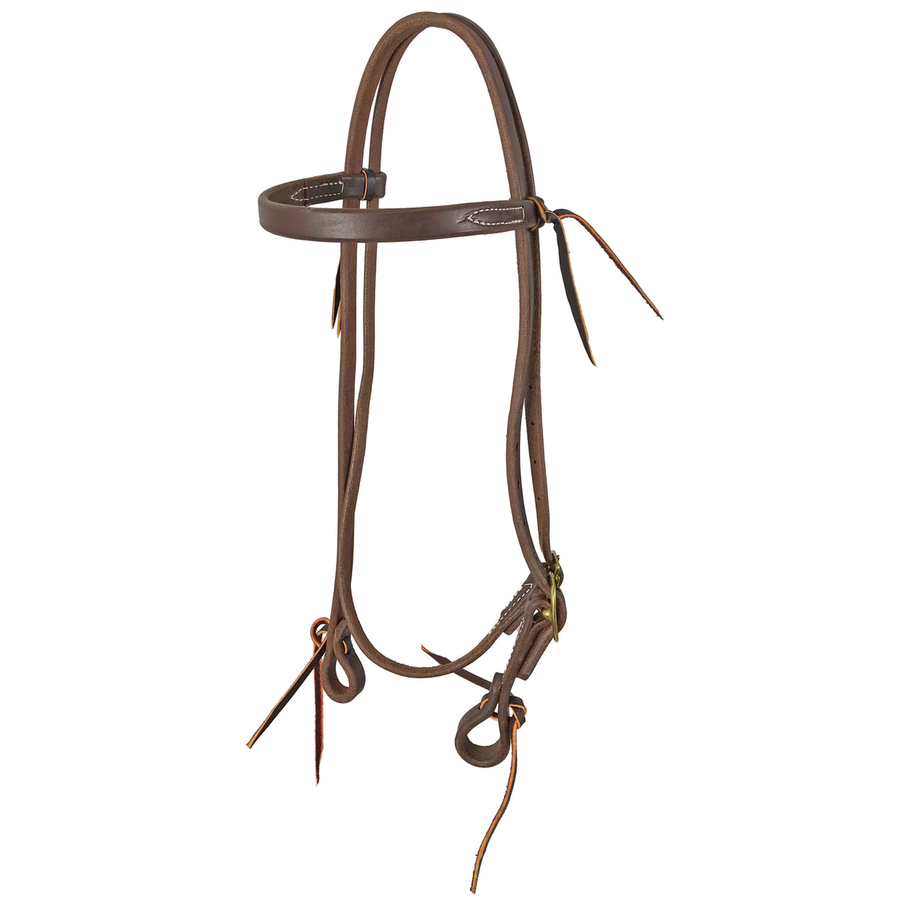 TESTIERA DIRITTA UNA FIBBIA OTTONE MADE IN USA POOL'S | Briglie e Accessori | Corone | Pool's