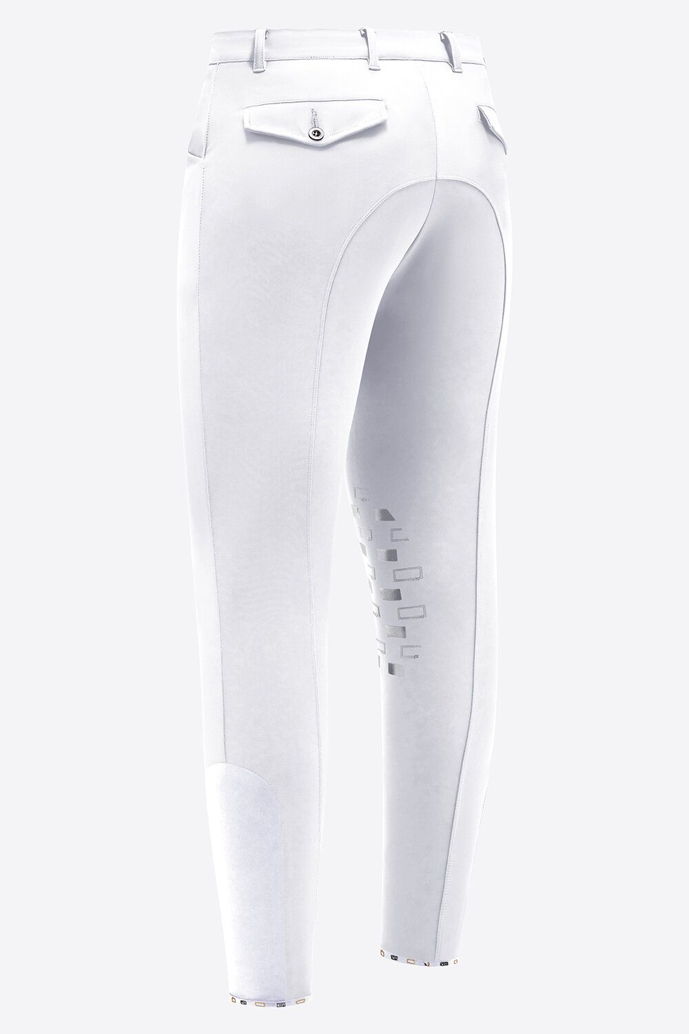 Pantaloni Rider's Gene da uomo jumping in jersey tecnico, grip al ginocchio e logo RG laterale