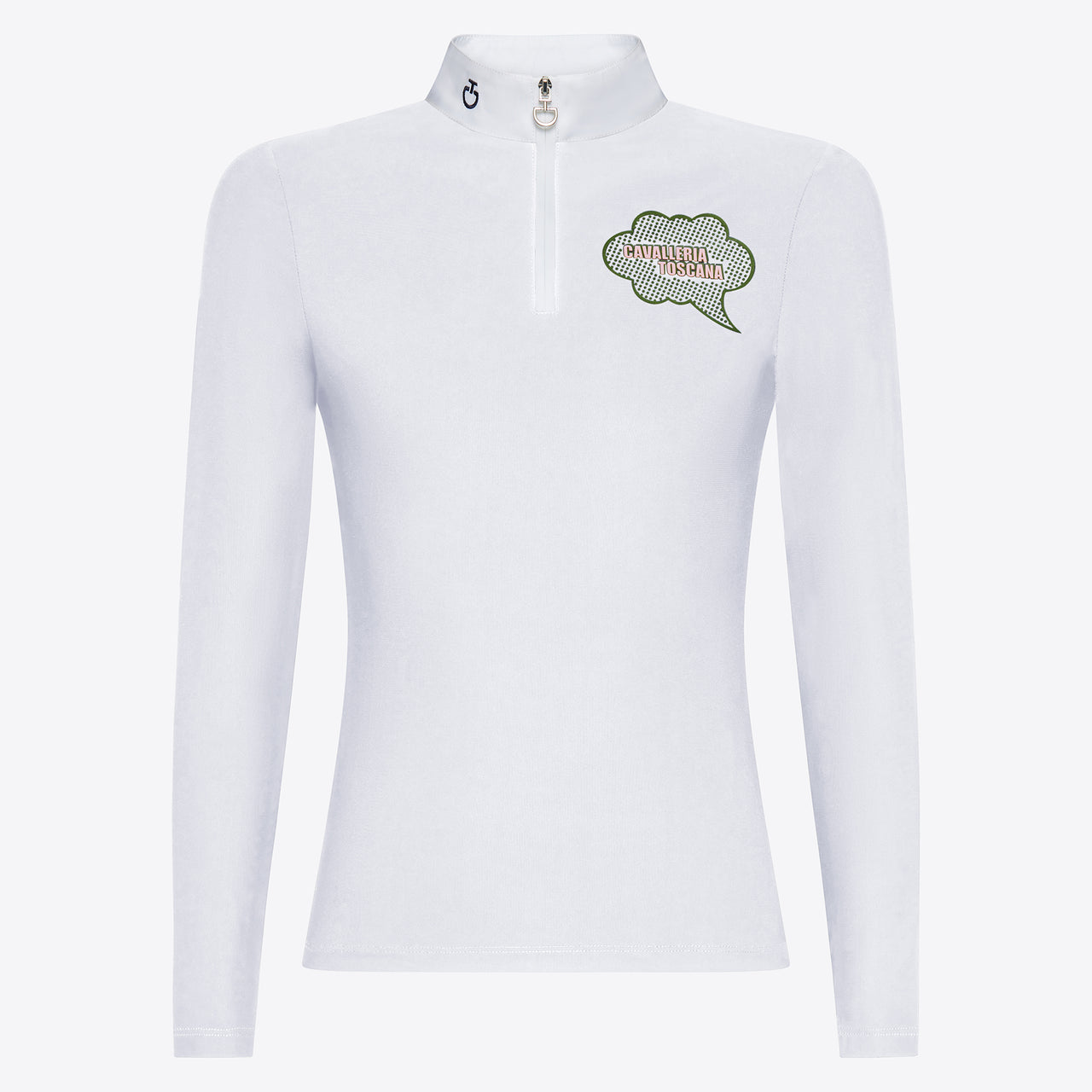 Camicia Cavalleria Toscana da Bambina in Jersey Tecnico e Zip | Abbigliamento | Camicie | Cavalleria Toscana