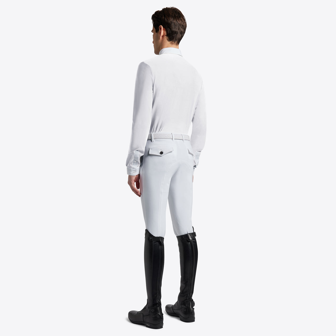 Camicia Cavalleria Toscana da Competizione da Uomo in Jersey Tecnico e Zip | Abbigliamento | Camicie | Cavalleria Toscana