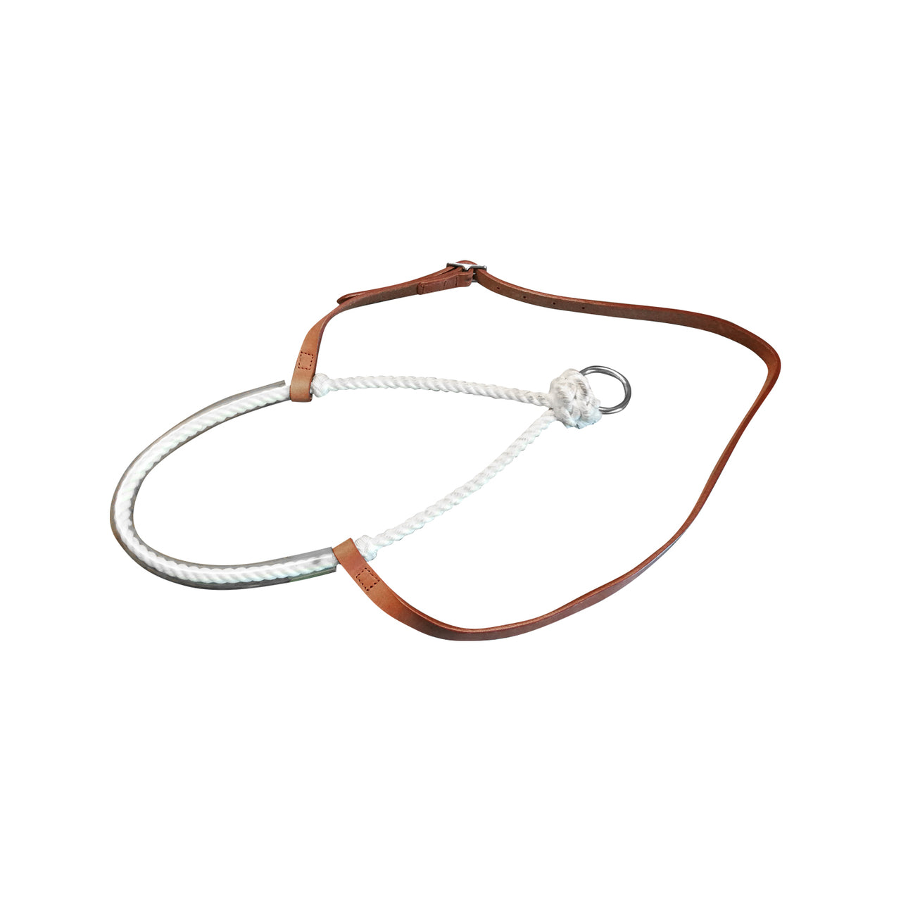 NOSEBAND RAWHIDE POOL'S CON ANELLO | Martingale e Pettorali | Noseband & Tie Down | Pool's