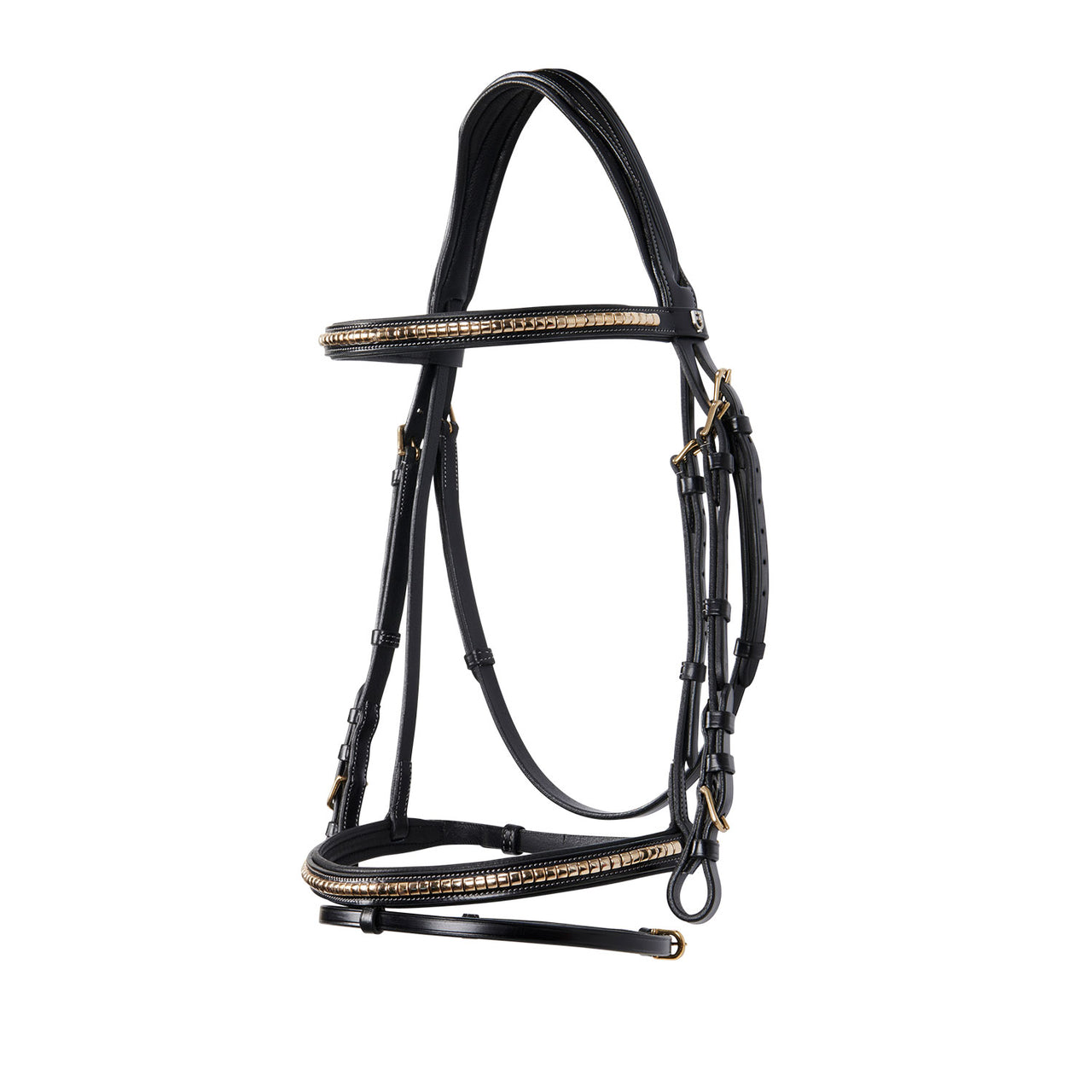 Testiera inglese in cuoio clincher | Briglie e Accessori | Corone | Equestro