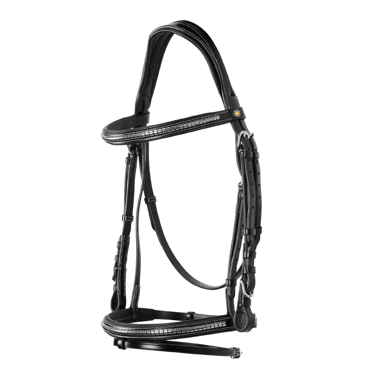 Testiera inglese in cuoio clincher np | Briglie e Accessori | Corone | Equestro