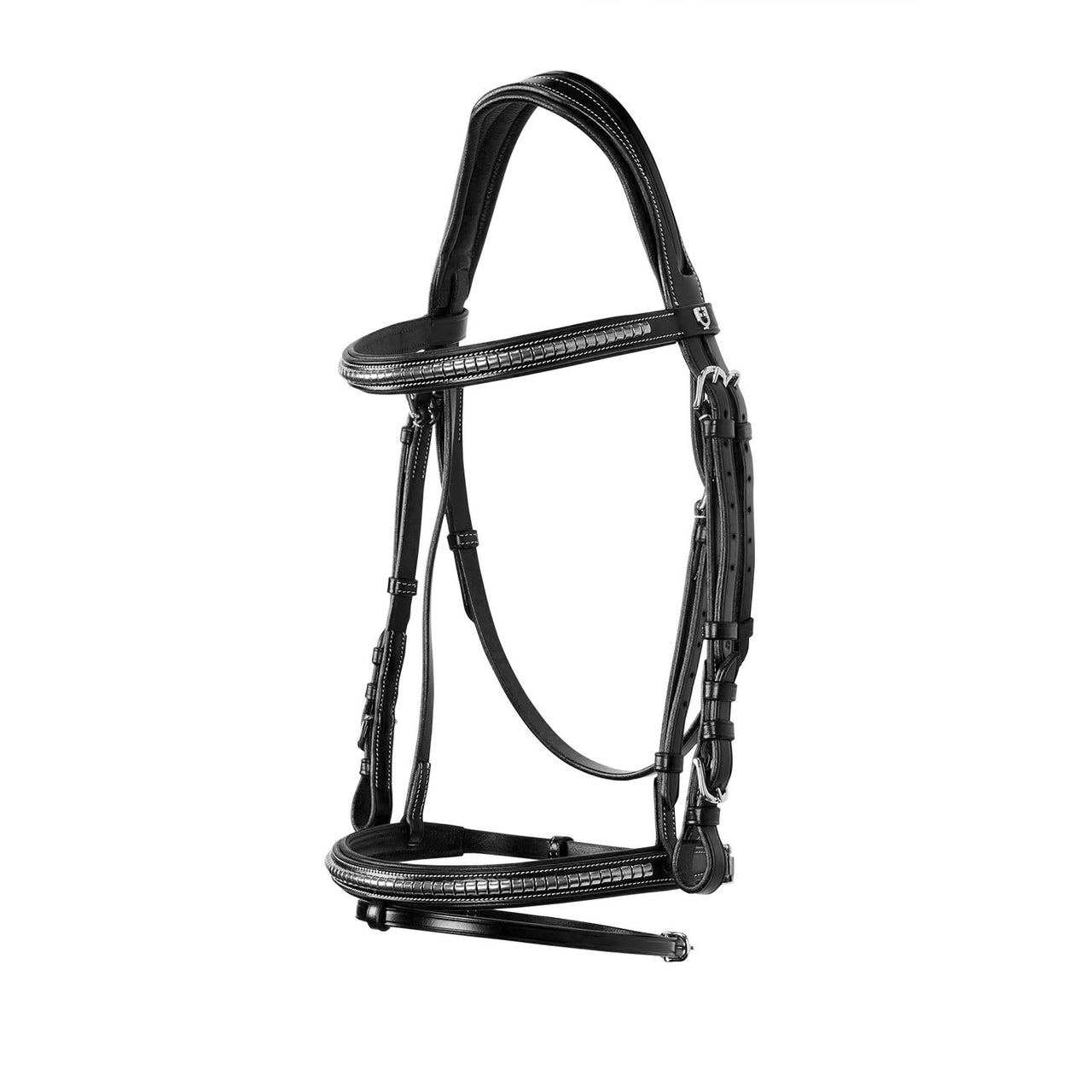 Testiera inglese in cuoio clincher NP | Briglie e Accessori | Corone | Equestro