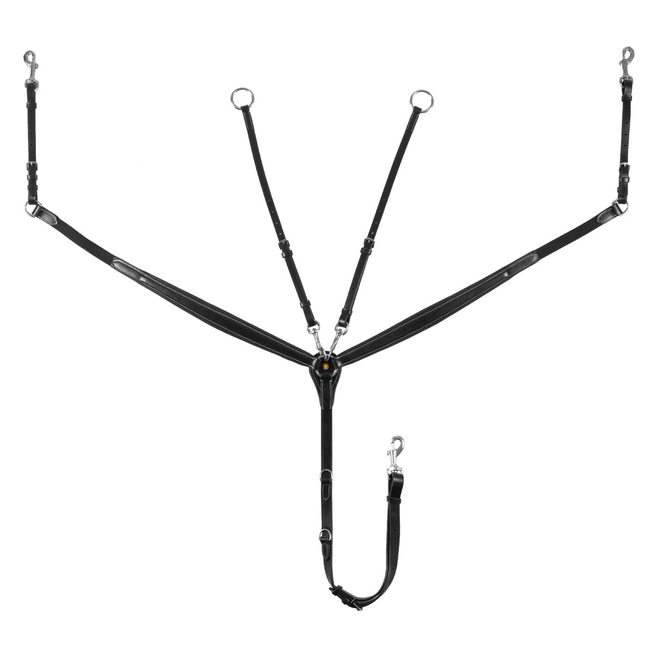 Pettorale con forchetta in pelle conciata | Martingale e Pettorali | Pettorali | Equestro