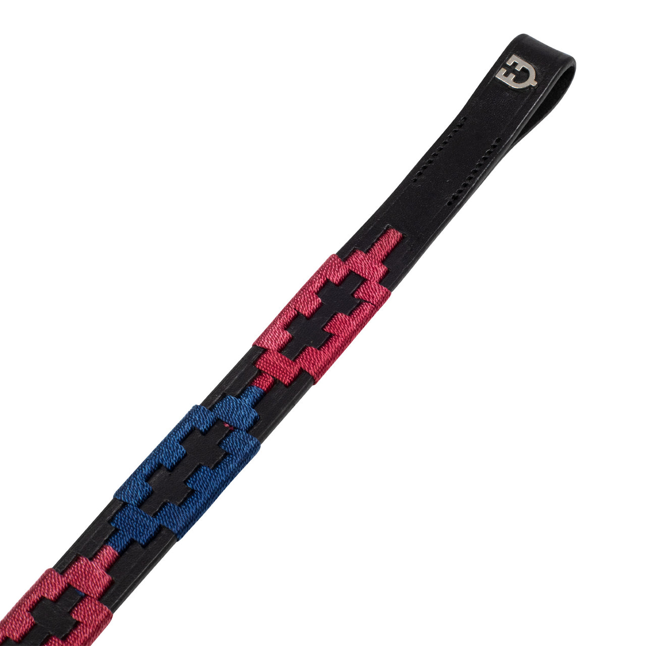 Frontalino in cuoio con decorazioni bicolore | Briglie e Accessori | Accessori e pezzi di ricambio | Equestro