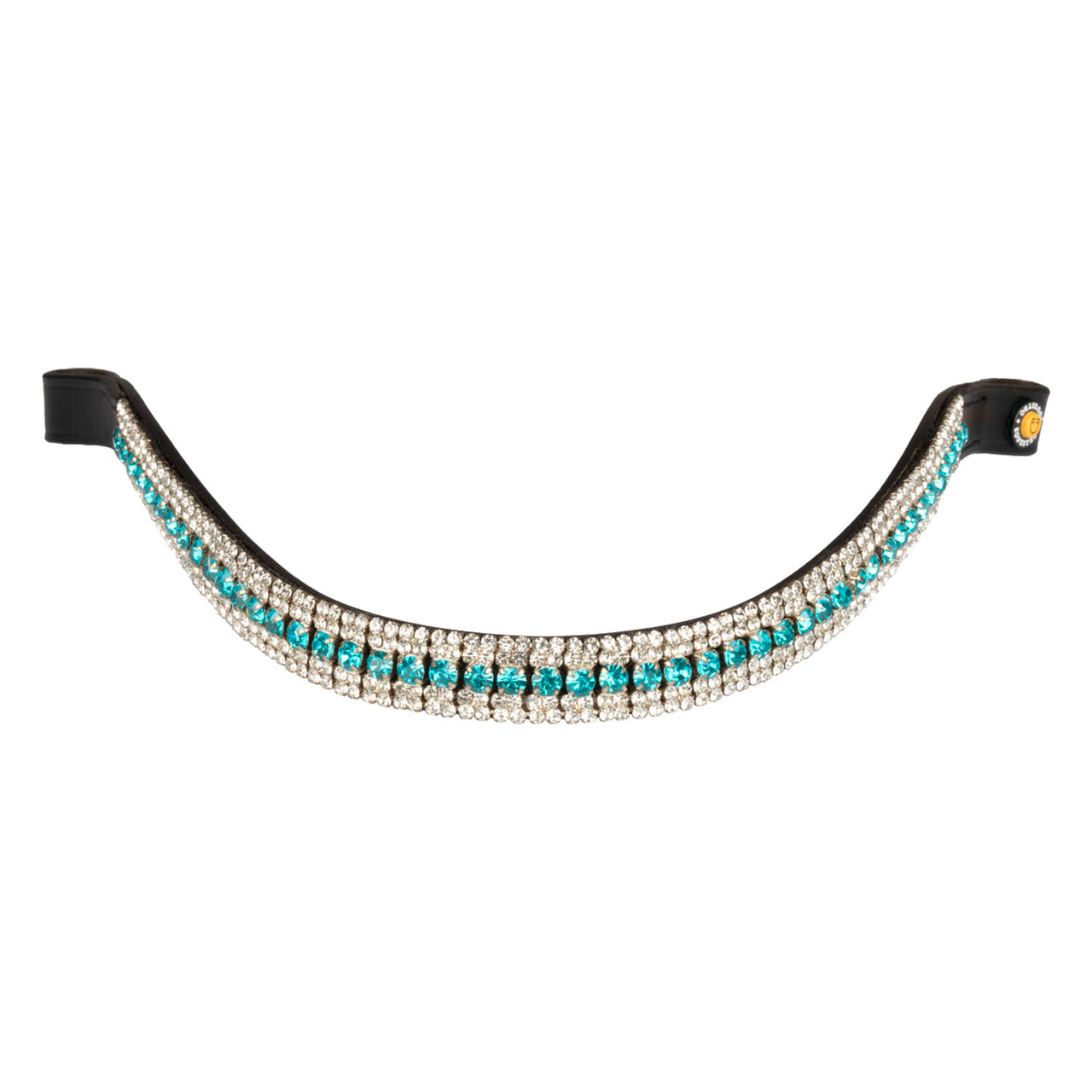 Frontalino Blue Crystal in pelle | Briglie e Accessori | Accessori e pezzi di ricambio | Equestro
