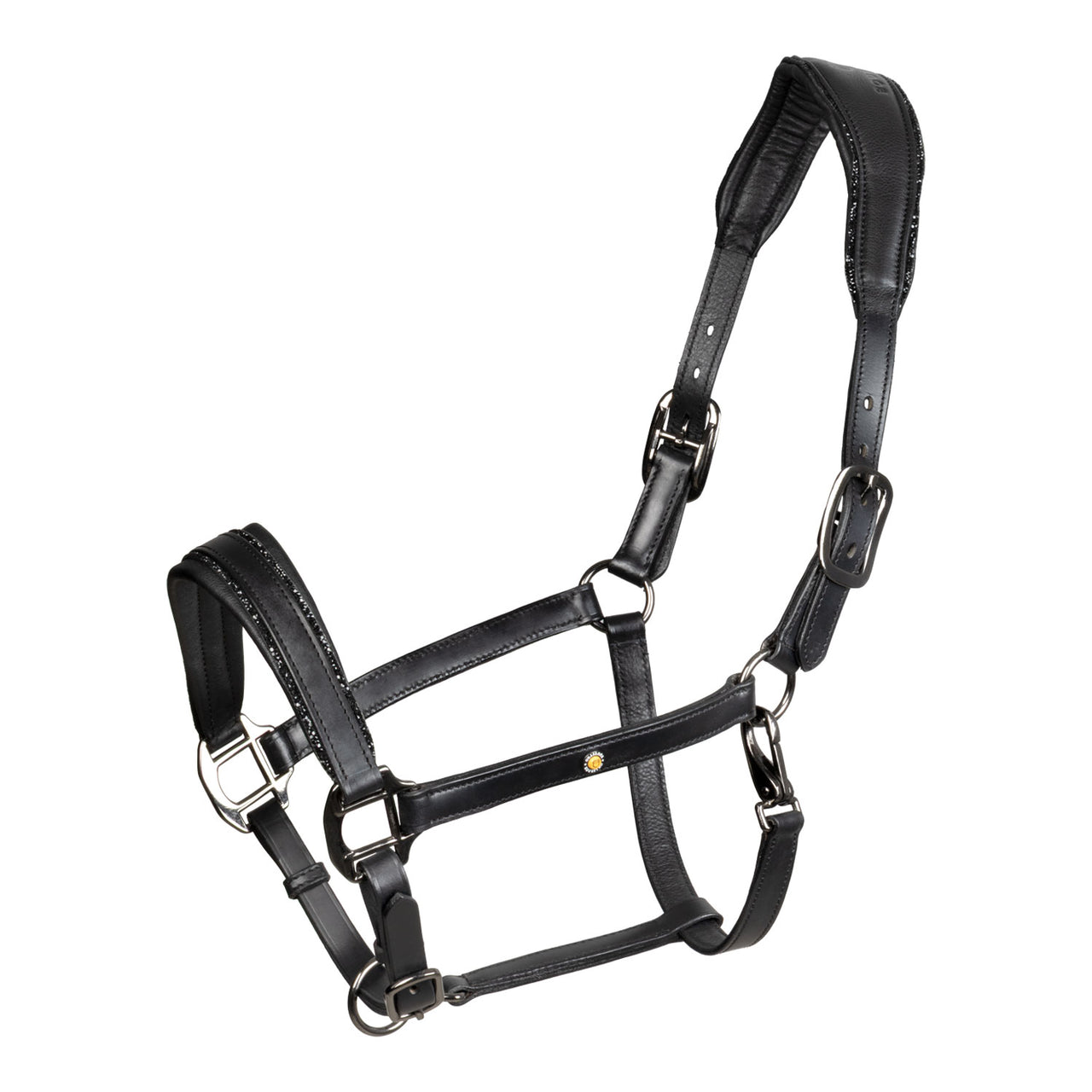 Cavezza in cuoio con piping glitterato | Cavezze e Lunghini | Cavezze | Equestro