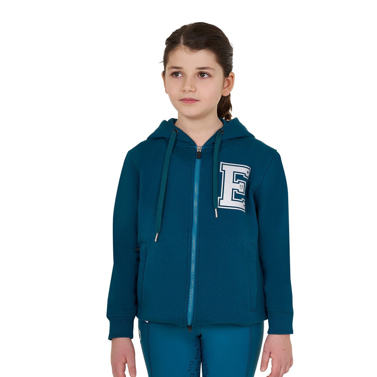 Felpa bambina istituzionale con zip frontale | Abbigliamento | Felpe | Equestro
