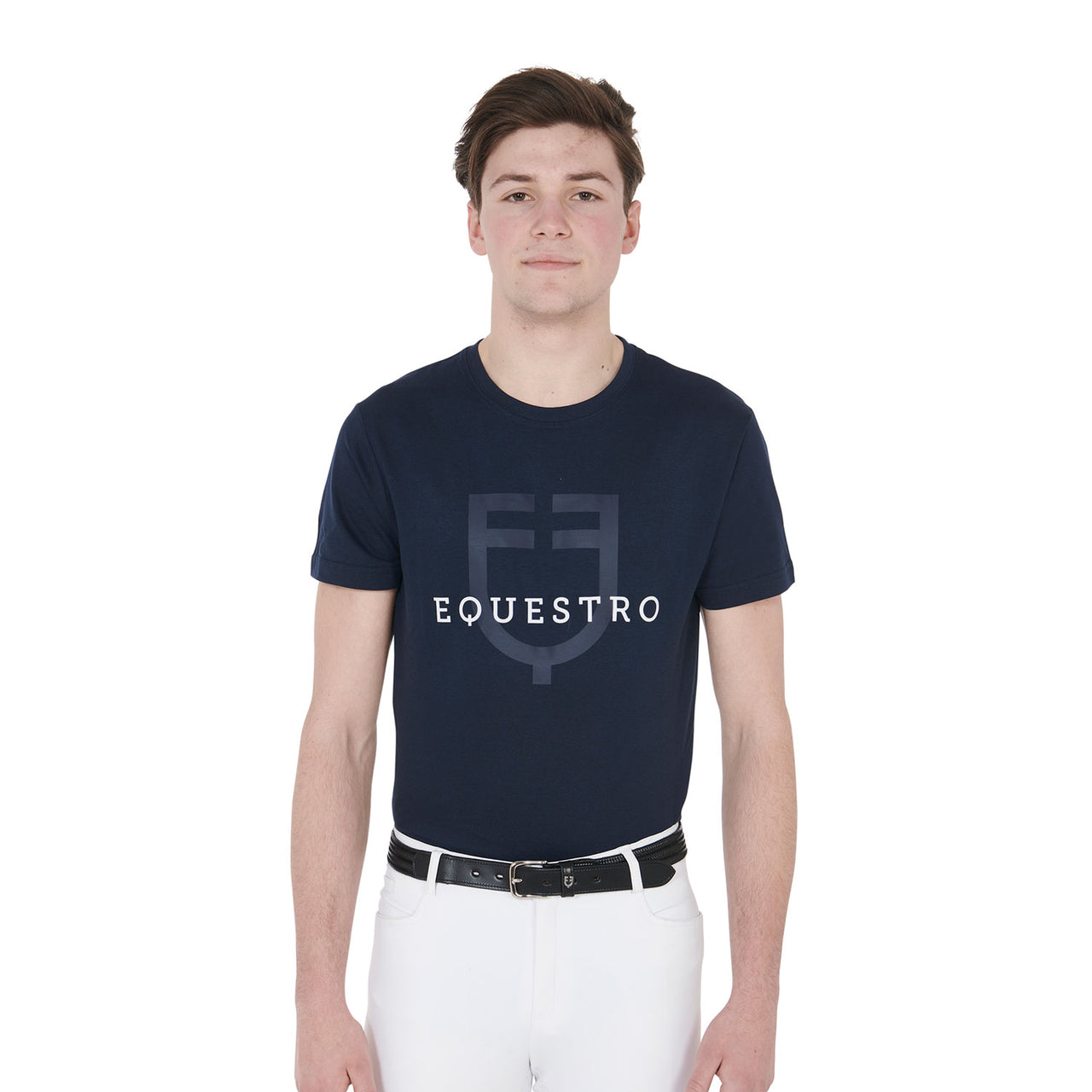T-shirt uomo slim fit con logo sul petto | Abbigliamento | T-Shirt | Equestro