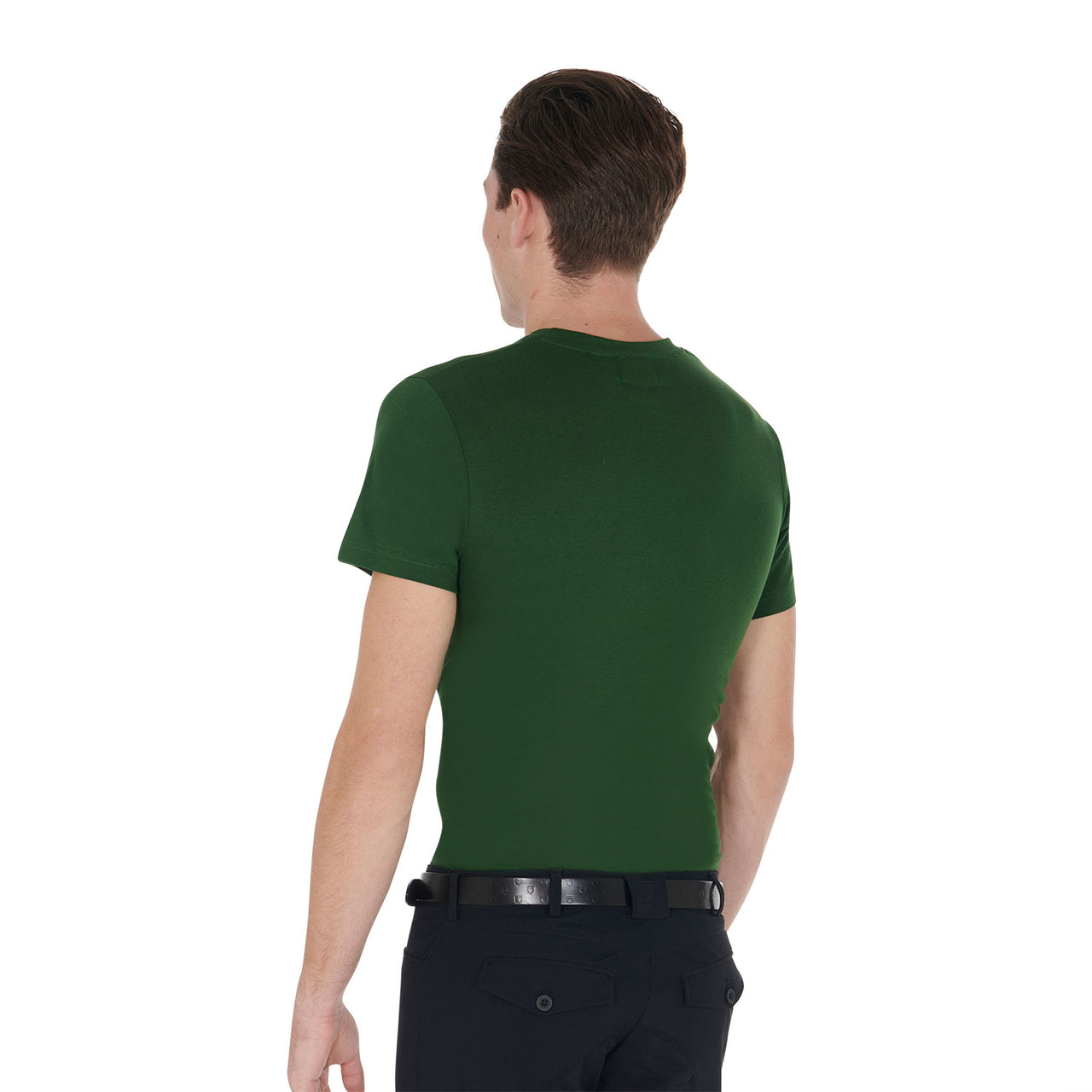 T-shirt uomo slim fit con cavallo da corsa | Abbigliamento | T-Shirt | Equestro