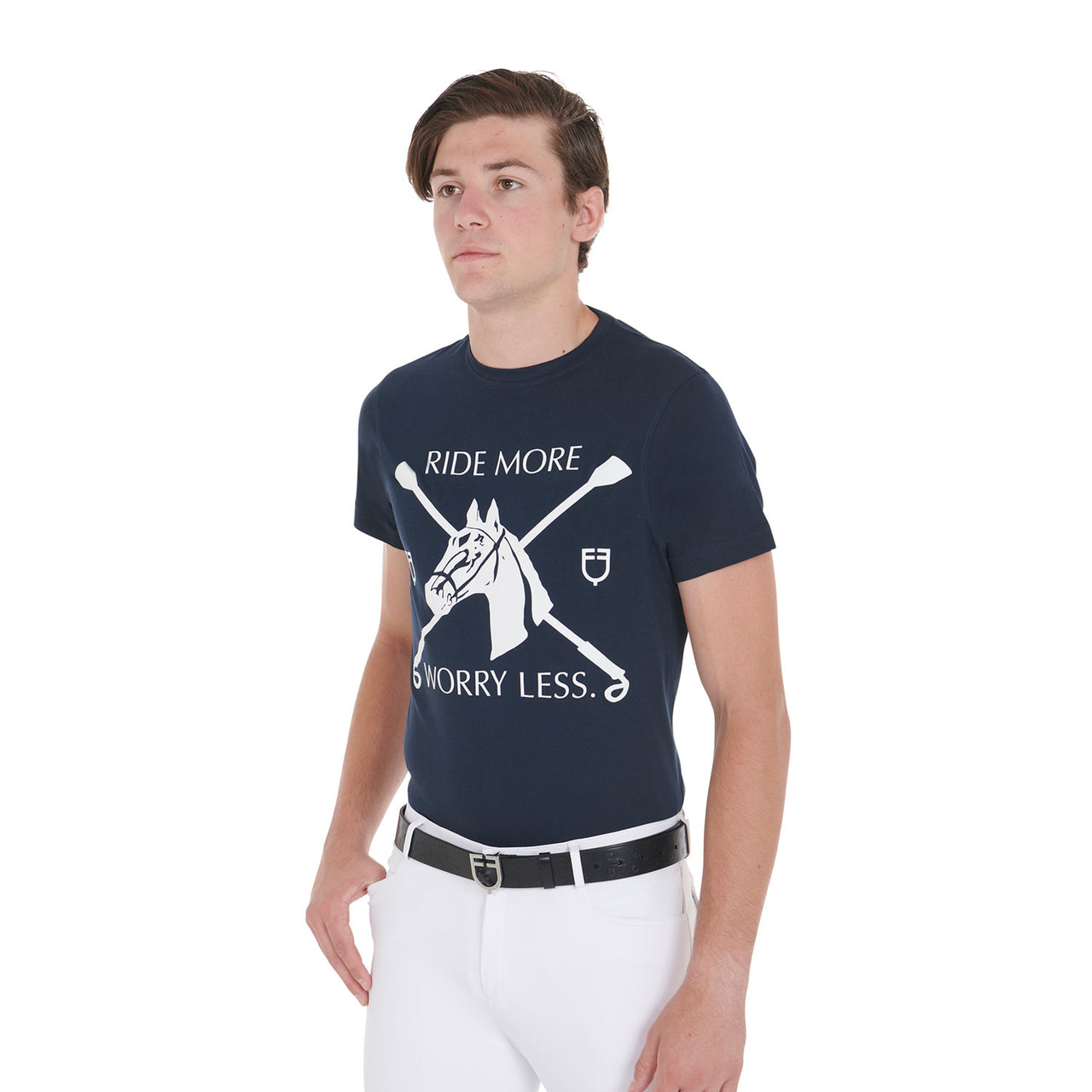 T-shirt uomo slim fit con stampa equestre | Abbigliamento | T-Shirt | Equestro