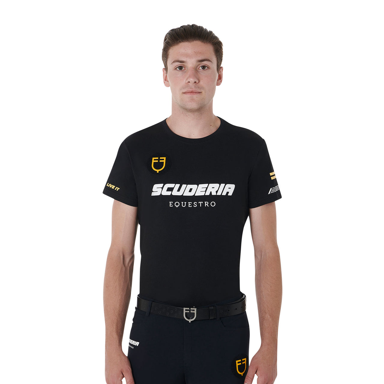 T-shirt uomo cotone stretch Scuderia Equestro | Abbigliamento | T-Shirt | Equestro