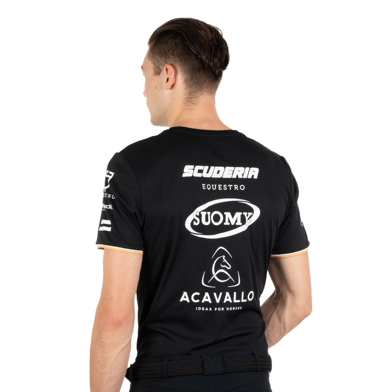 T-shirt  uomo multilogo tessuto tecnico | Abbigliamento | T-Shirt | Equestro