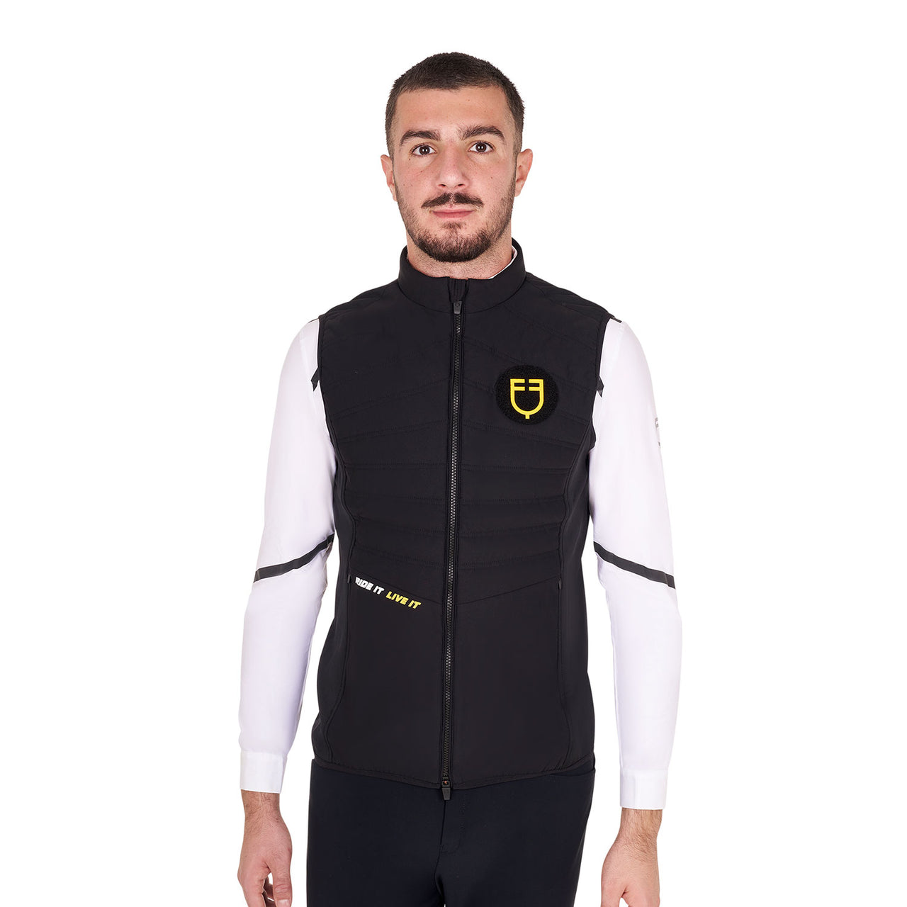 Smanicato uomo slim fit in tessuto tecnico | Abbigliamento | Gilet | Equestro