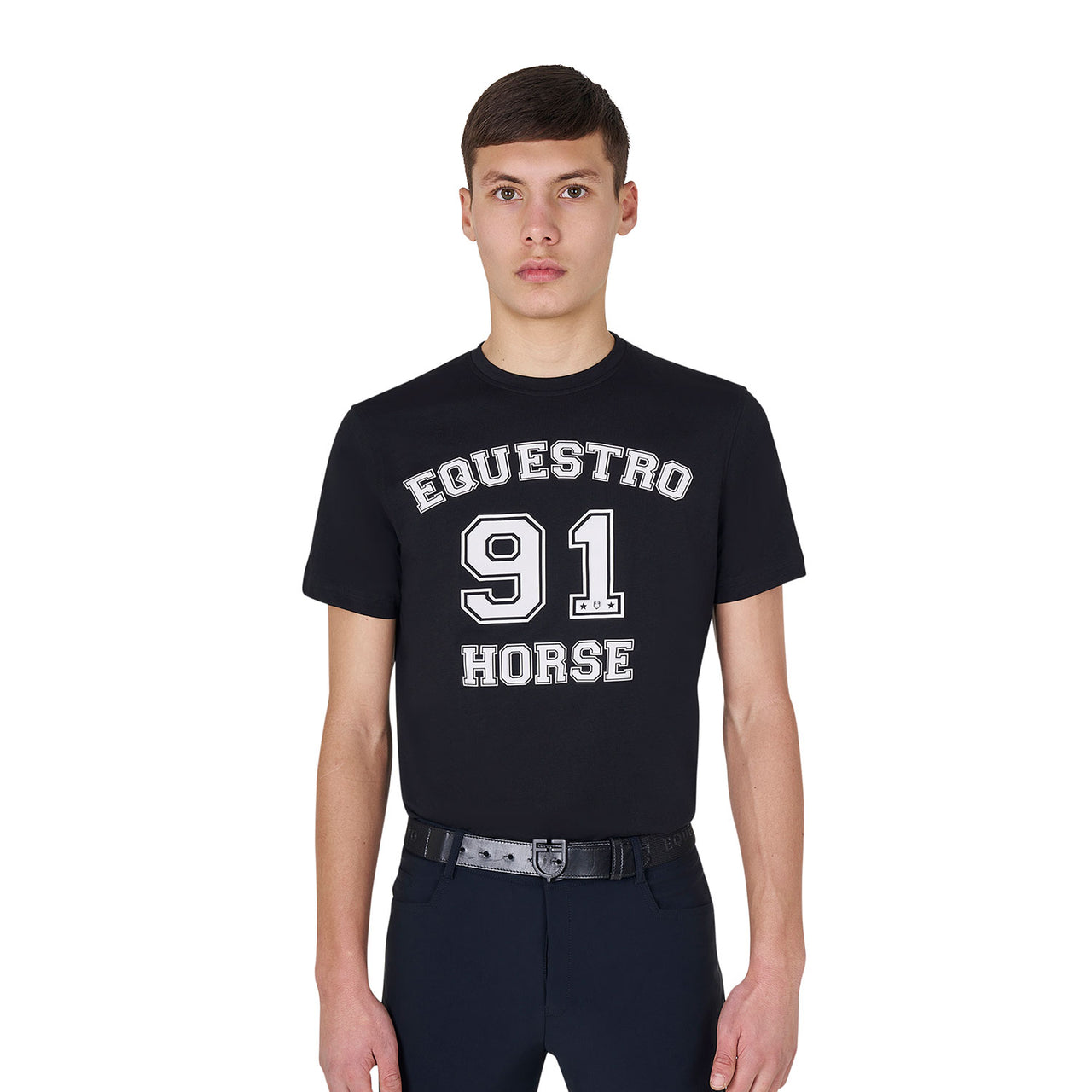 T-shirt uomo Horse Club in cotone | Abbigliamento | T-Shirt | Equestro