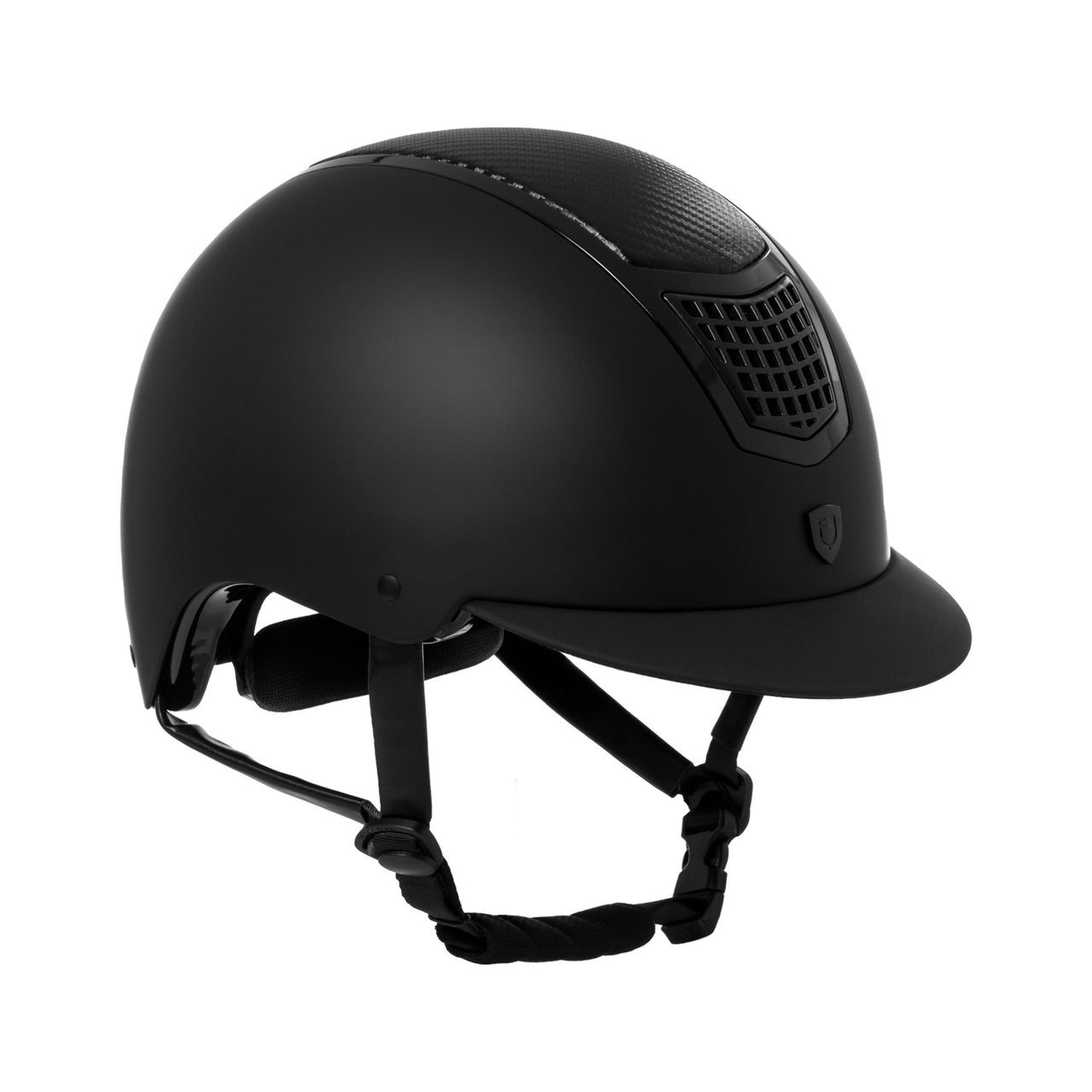Cap unisex inserto in carbonio e frame lucido omologazione EN 1384-2023 | Protezioni | Caschi e Cappelli Protettivi | Equestro