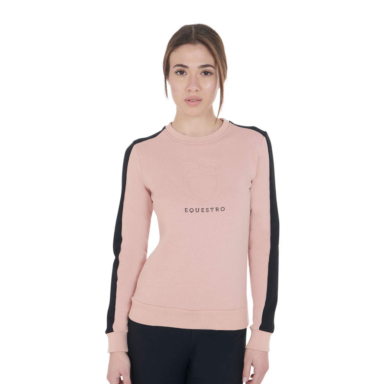 Felpa donna girocollo con logo stampato | Abbigliamento | Felpe | Equestro