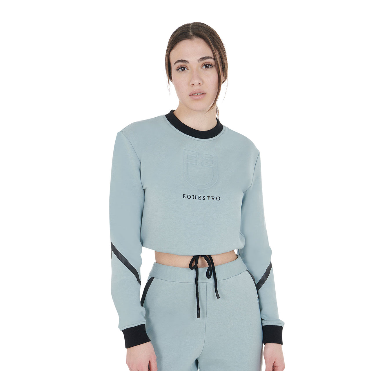 Felpa donna corta girocollo | Abbigliamento | Felpe | Equestro
