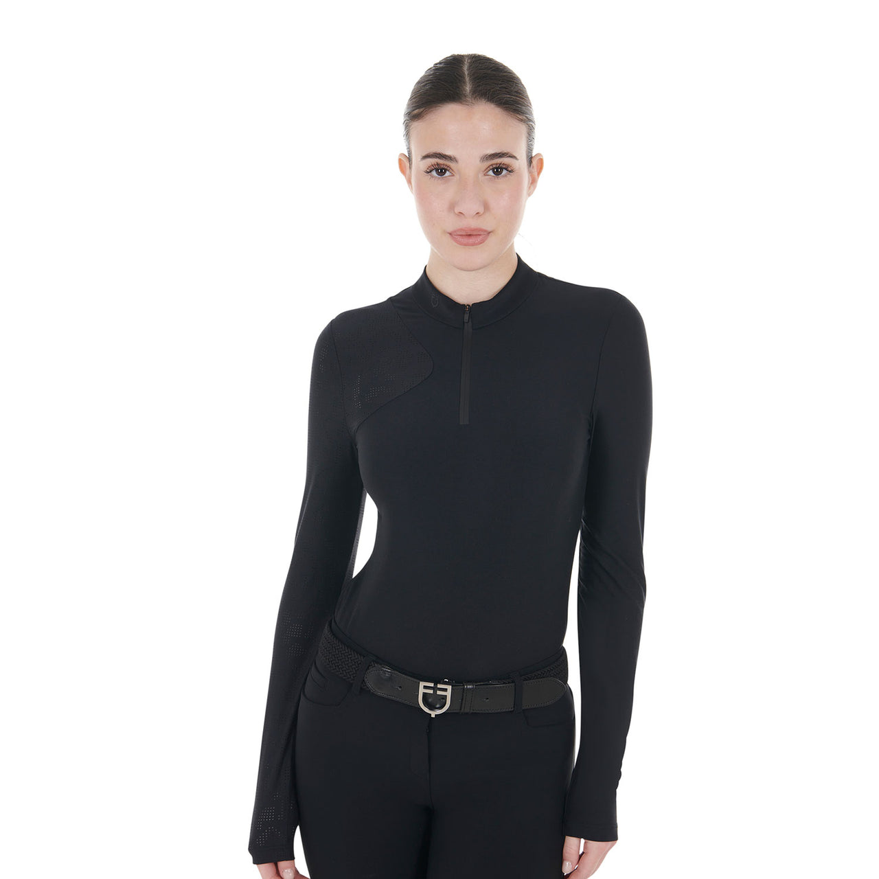 Polo da allenamento donna in tessuto elasticizzato | Abbigliamento | Polo da Allenamento | Equestro