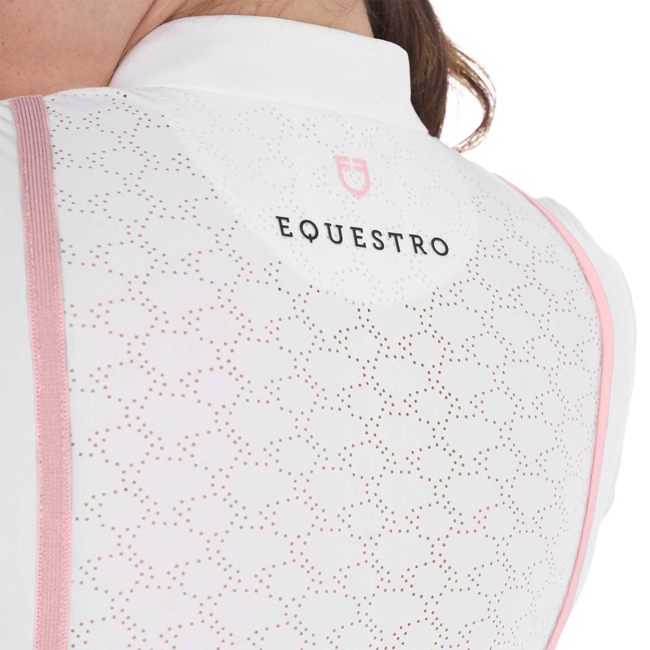Polo concorso donna slim fit con inserti traforati sul petto
 | Abbigliamento | Polo da Competizione | Equestro