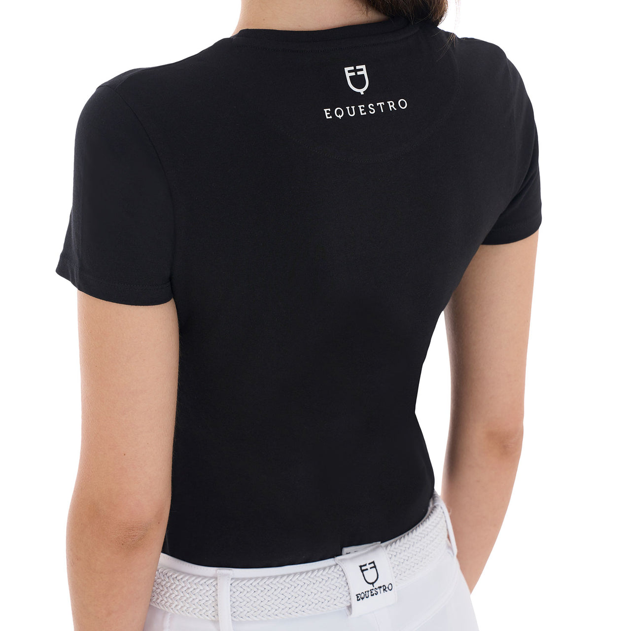 T-shirt donna Jumping Horse Club in cotone 
 | Abbigliamento | T-Shirt | Equestro