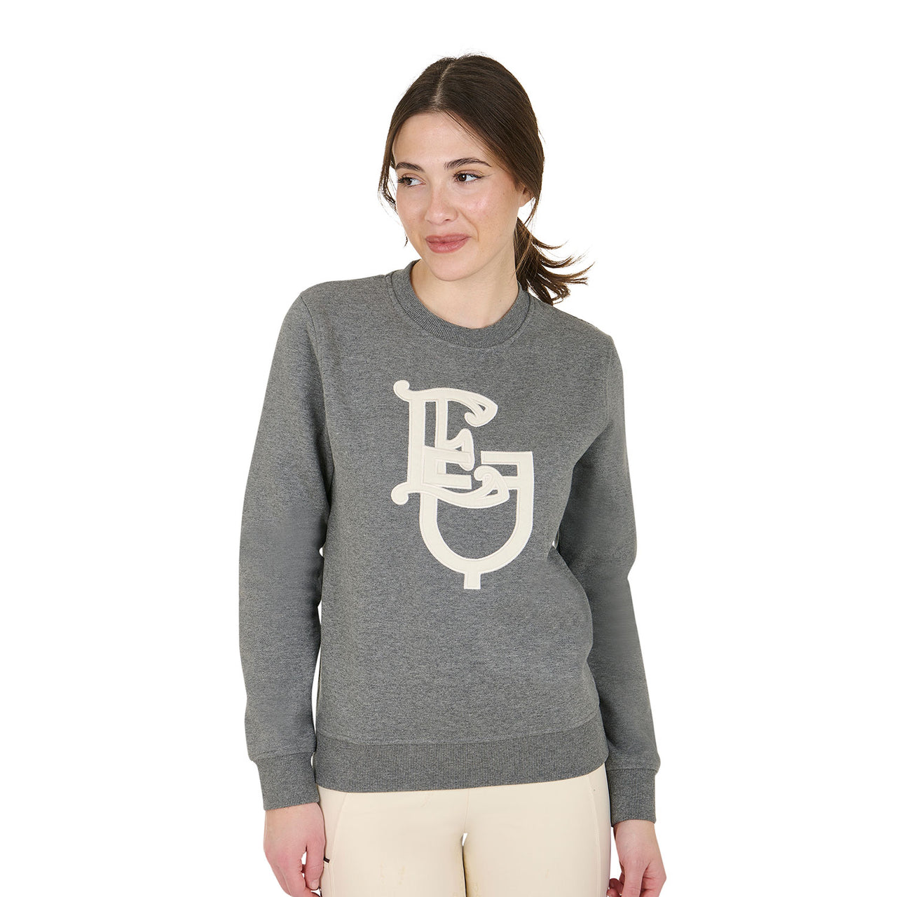 Felpa donna girocollo Monogram | Abbigliamento | Felpe | Equestro
