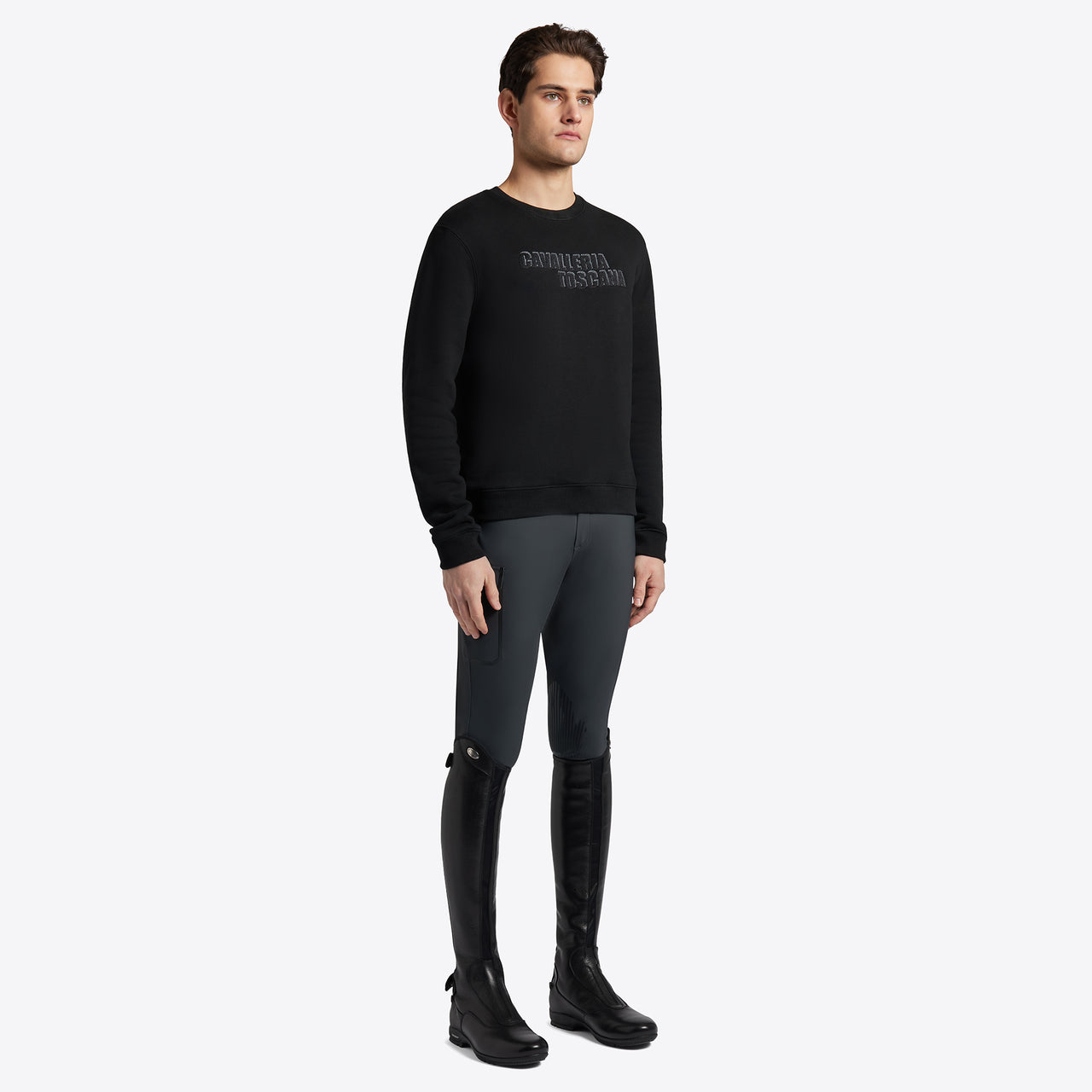 Felpa Cavalleria Toscana in Cotone con Cappuccio e Zip | Abbigliamento | Felpe | Cavalleria Toscana