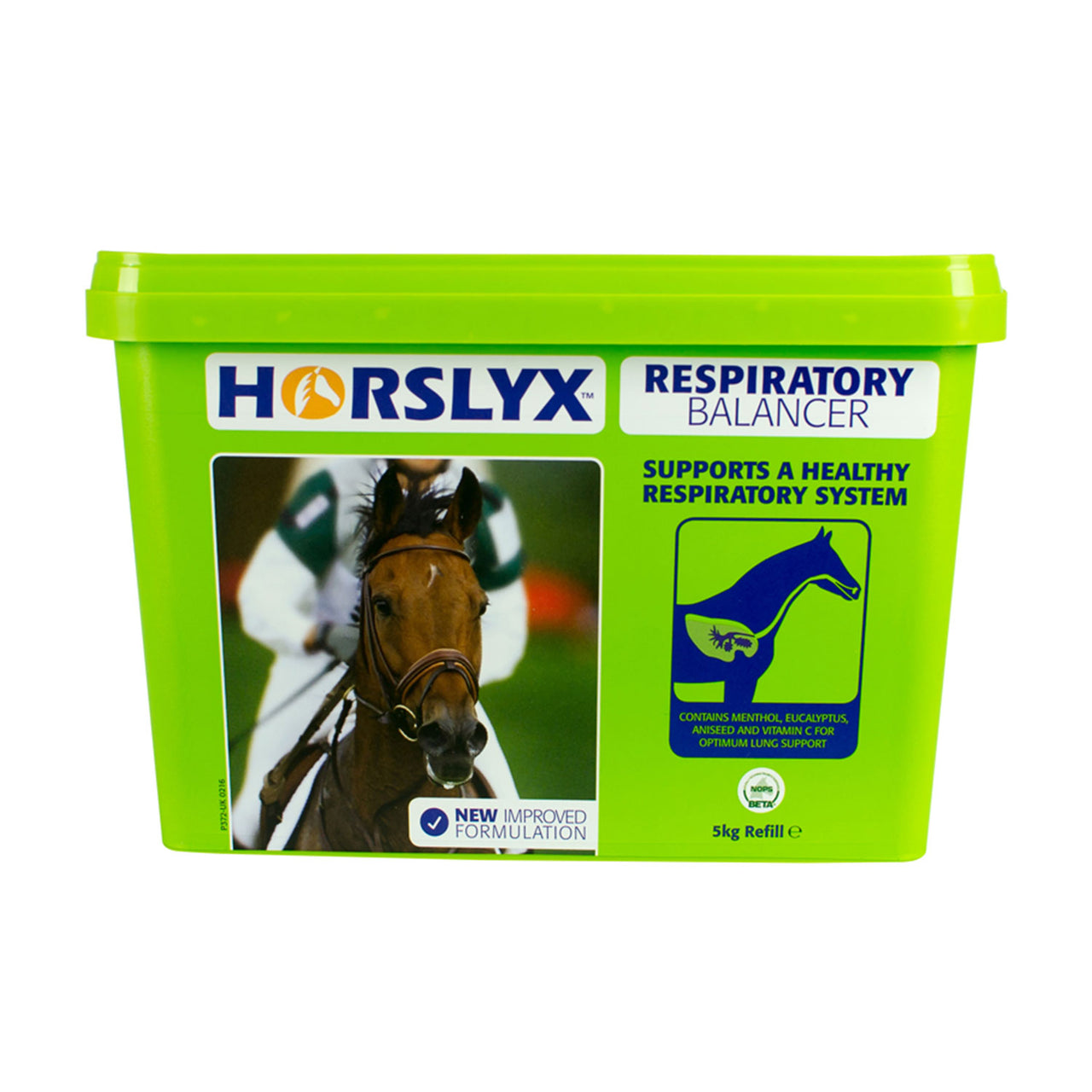 HORSLYX RESPIRATORY 5kg | Cura del Cavallo | Biscotti per Cavalli | Horslyx