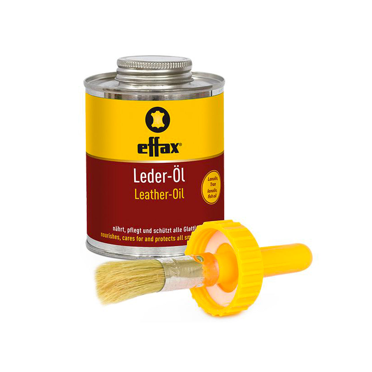 OLIO CUOIO C/PENNELLO EFFAX 475 ML | Prodotti manutenzione | Cura del Cuoio | Effol
