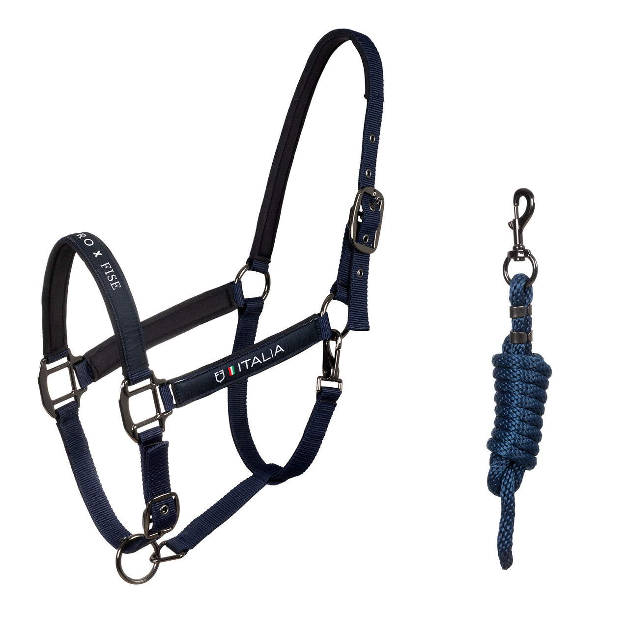 Cavezza imbottita doppia regolazione Equestro X FISE | Cavezze e Lunghini | Cavezze | Equestro