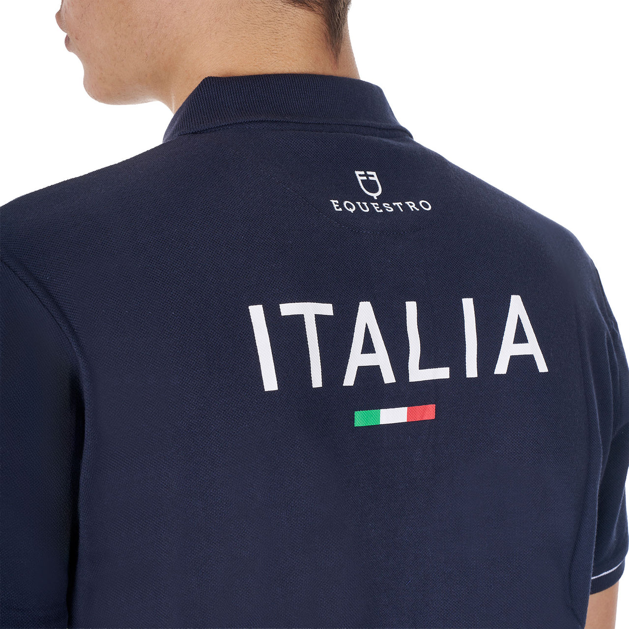 Polo uomo da allenamento tre bottoni Equestro X FISE | Abbigliamento | Polo da Allenamento | Equestro