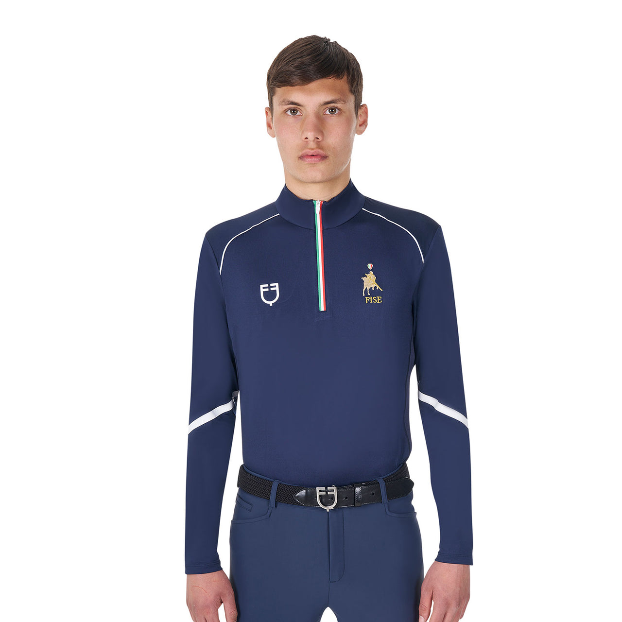 Base layer uomo da allenamento Equestro X FISE | Abbigliamento | Polo da Allenamento | Equestro