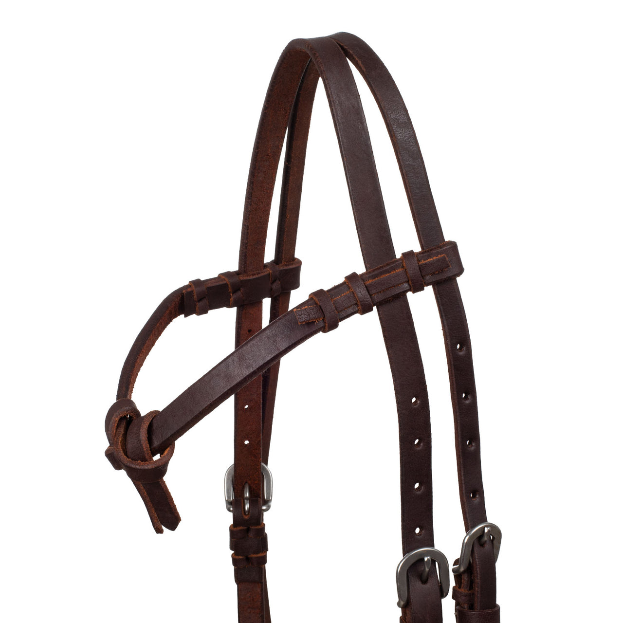 BRIGLIA WESTERN NODO SUL FRONTALINO | Briglie e Accessori | Corone | Lakota