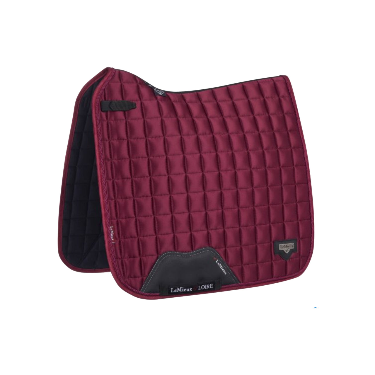 LOIRE CLASSIC SATIN DRESSAGE SQUARE MULBERRY LARGE | Sottosella e Accessori | Sottosella Dressage | LeMieux
