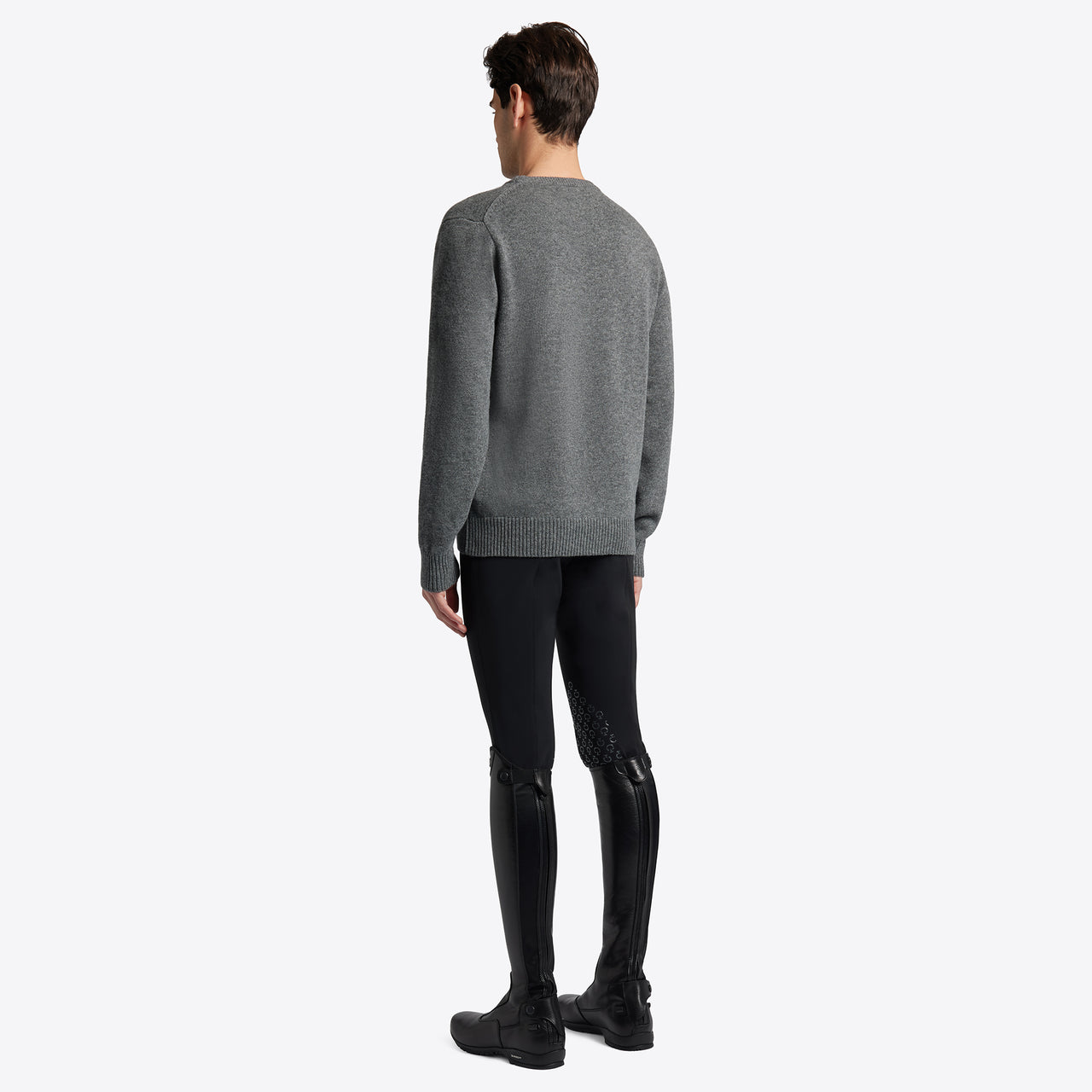 Maglione Cavalleria Toscana da Uomo in Pura Lana con Girocollo | Abbigliamento | Maglieria | Cavalleria Toscana