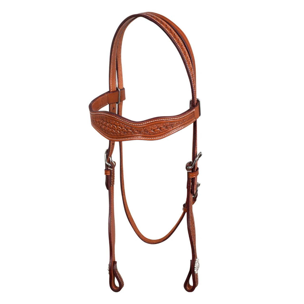 TESTIERA WESTERN BASKET TOOLING | Briglie e Accessori | Corone | McBryan